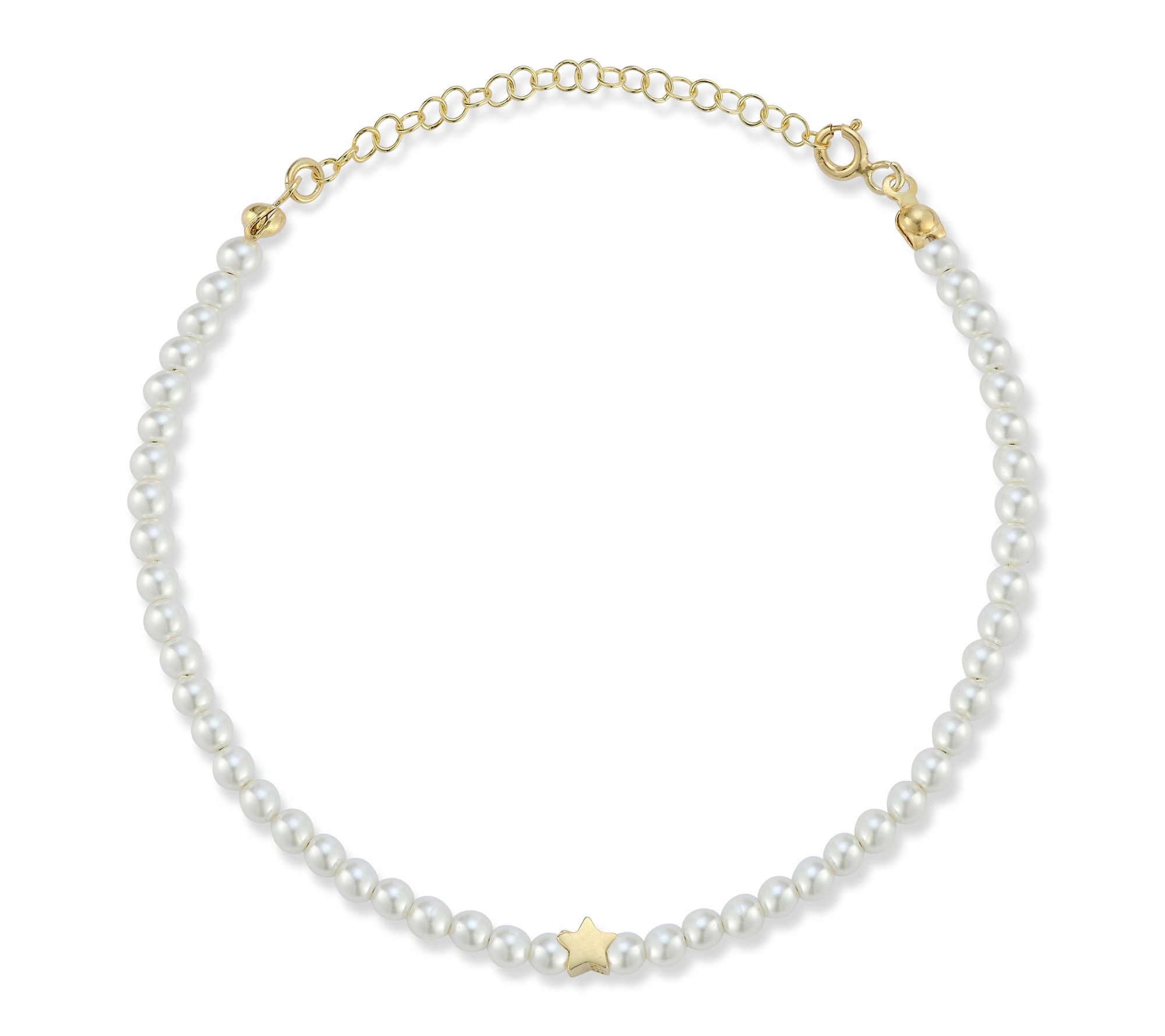 Sterlina Silver Cultured Pearl Star Bracelet, Sterling
