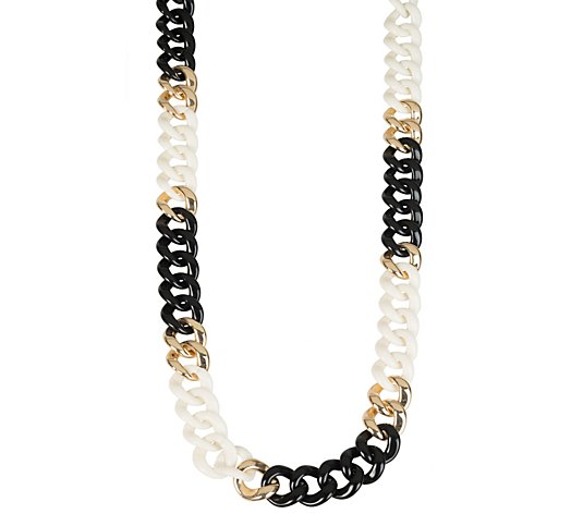 Linea by Louis Dell'Olio Chain Link Necklace - QVC.com