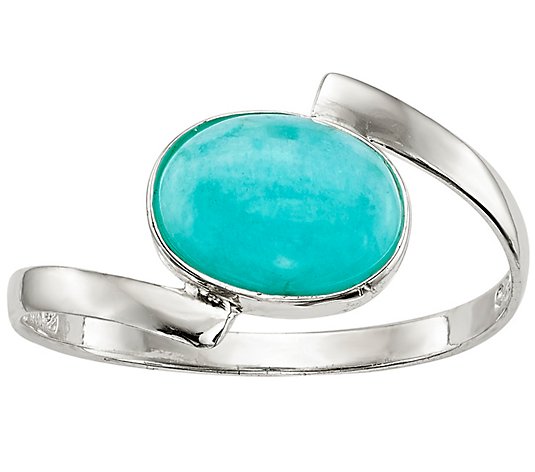 Sterling Oval Amazonite Ring