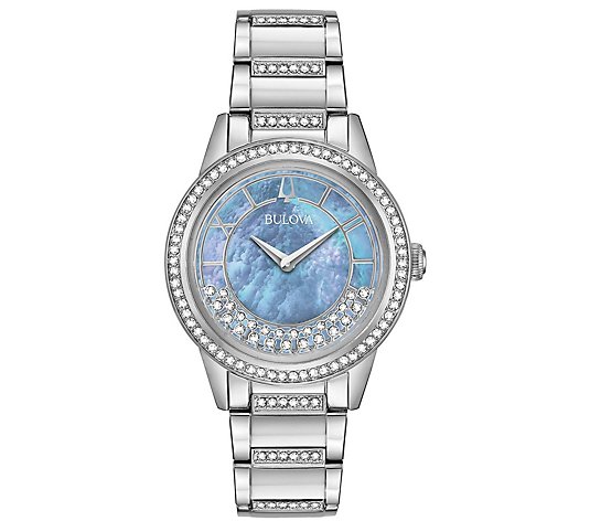 Bulova Women's Crystal Bracelet Watch
