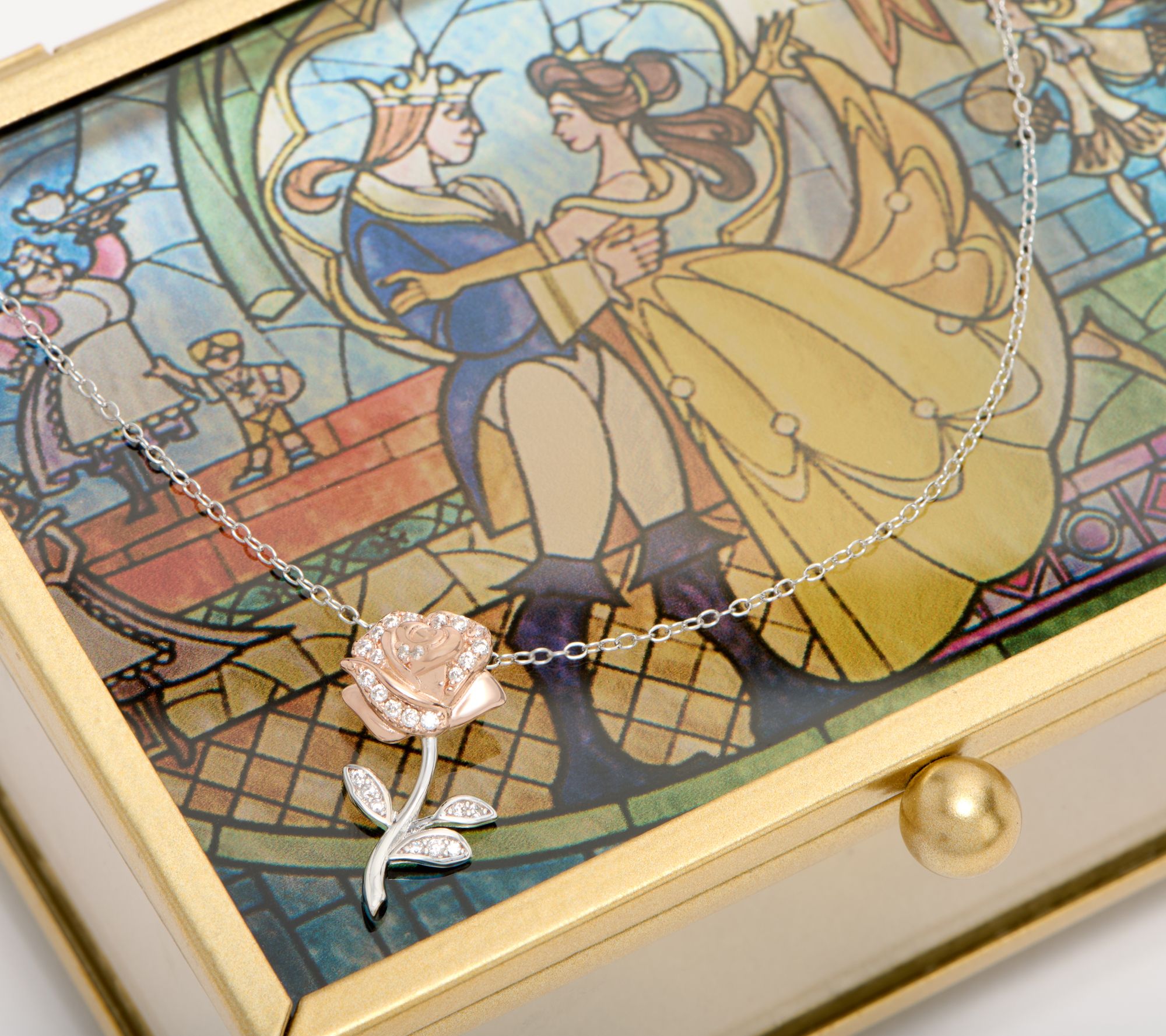 Beauty And The Beast Roses Disney Graphic Cartoon Water Tracker