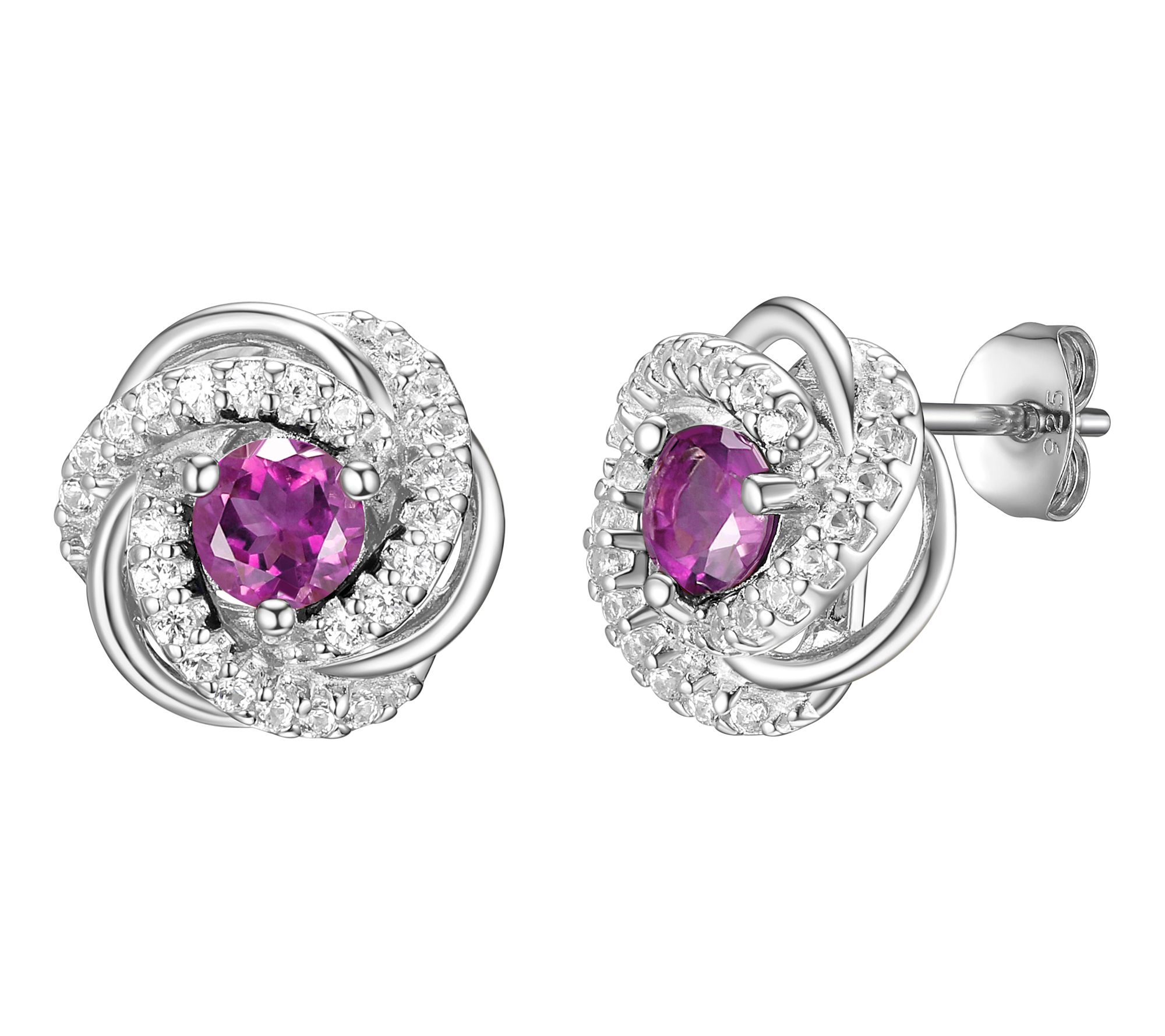 Affinity Gems Birthstone Stud Earrings, Sterling Silver