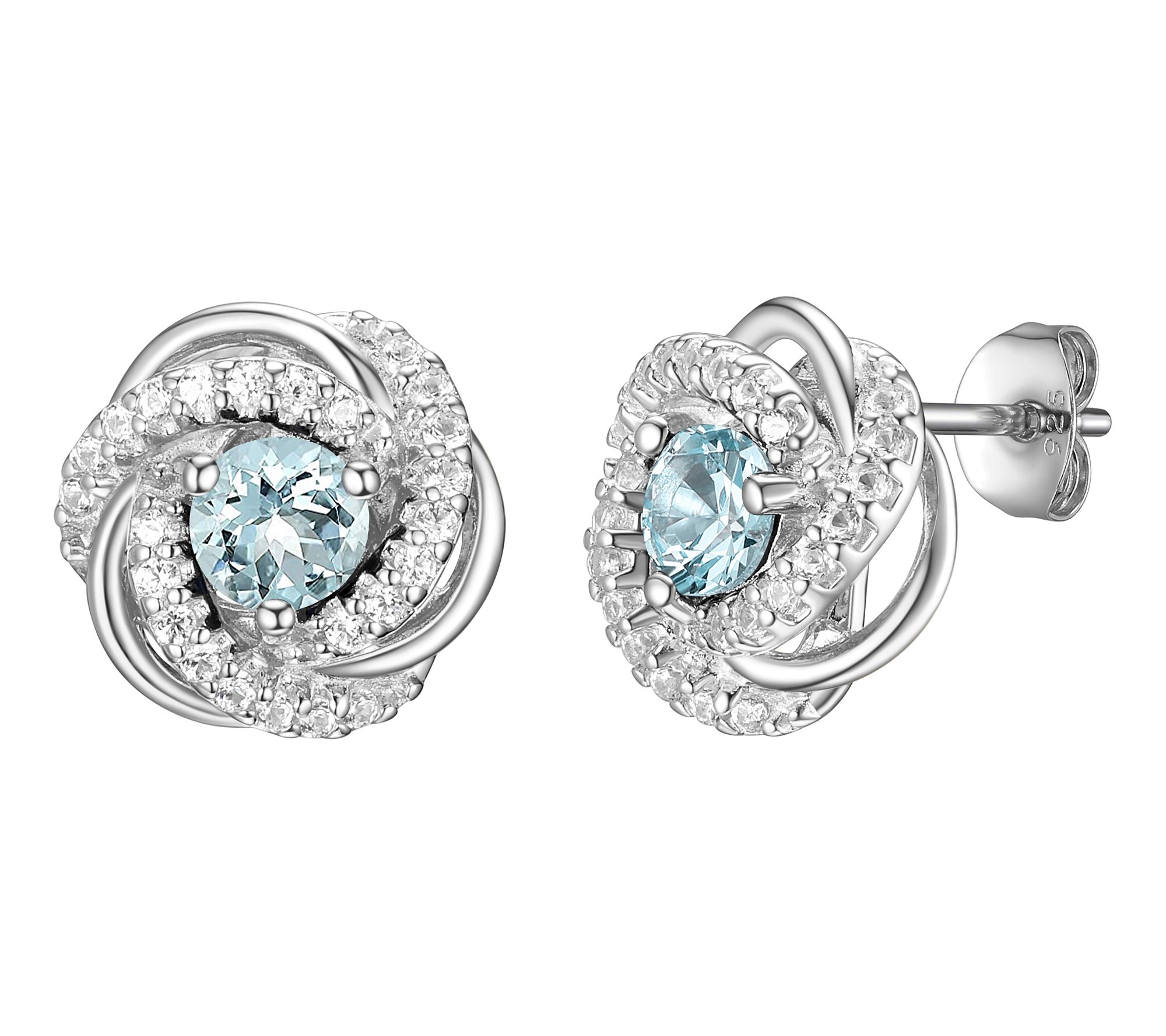 Affinity Gems Birthstone Stud Earrings, Sterling Silver