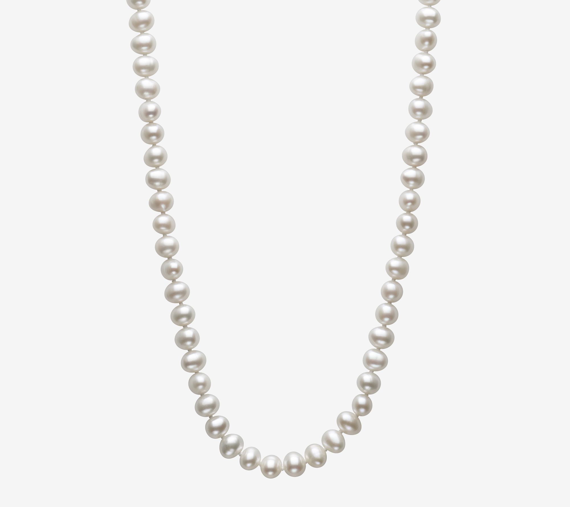 Amour De Pearl 5-6mm Round Cultured Pearl Neckl ce, 14K Gold