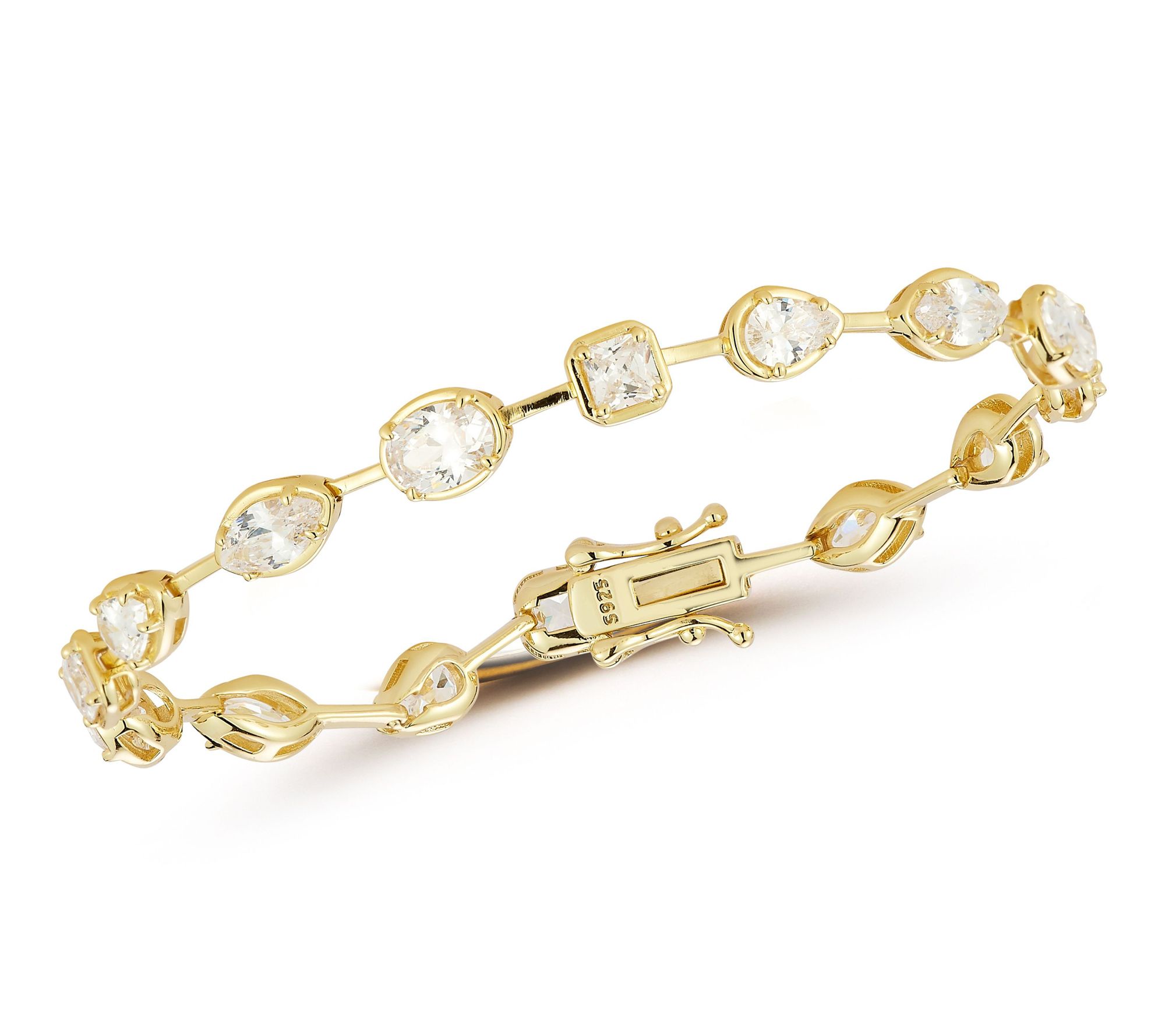 Rachel Zoe Multi-Shape Tennis Bracelet, Sterling