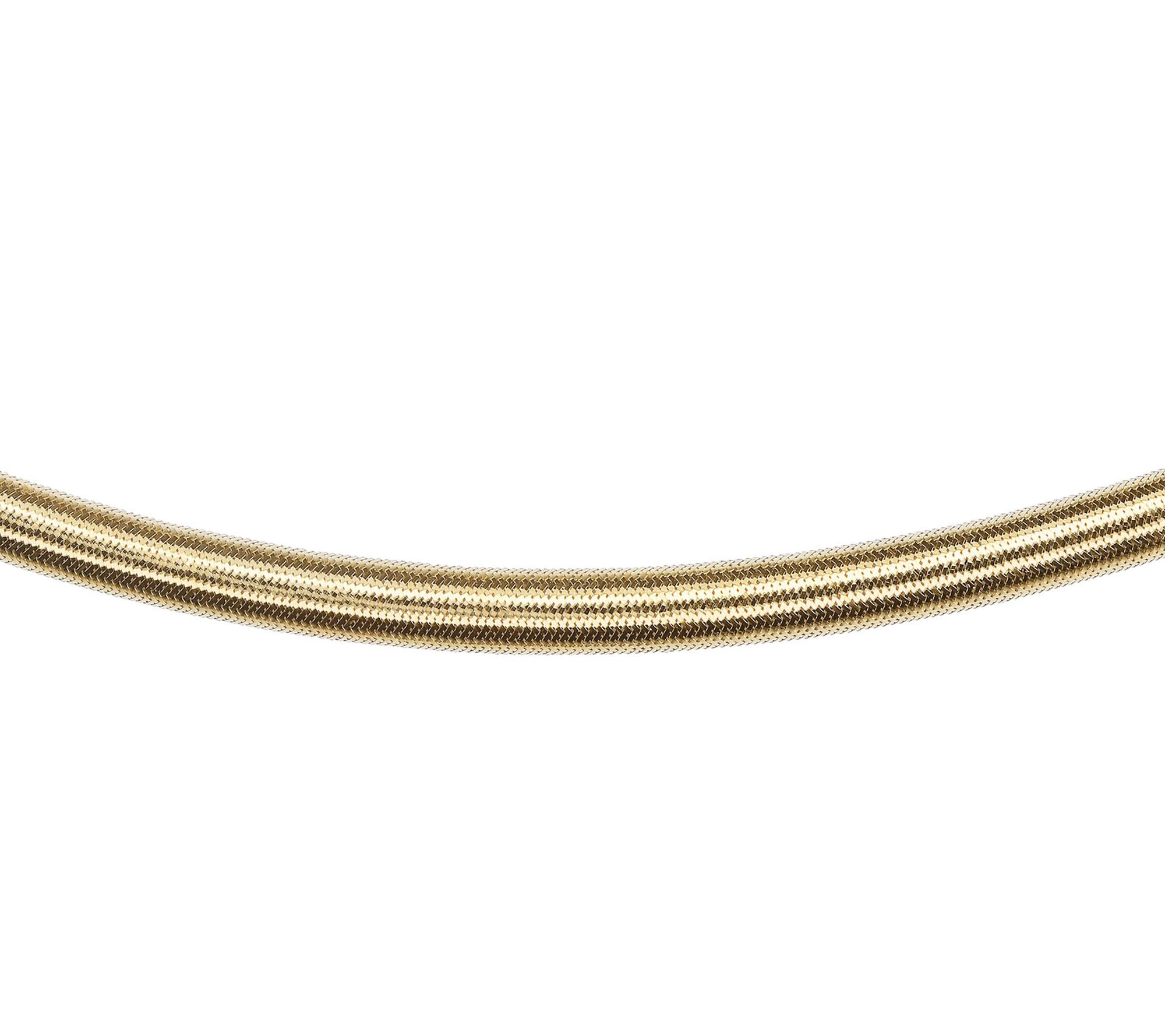 14K Gold Italian Mesh Necklace [AG5109]
