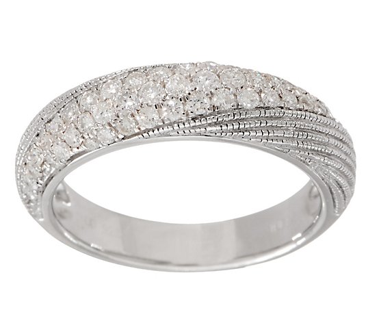 Affinity 1/2 cttw Diamond Band Ring, Sterling