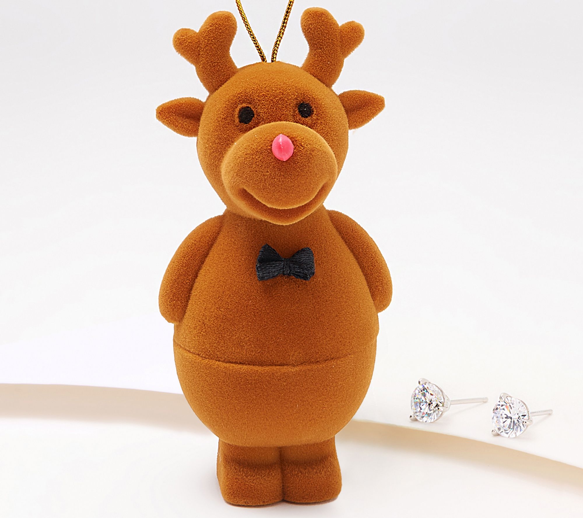 Cute Reindeer Earrings / Reindeer Jewellery / Christmas Earrings /  Christmas Jewellery / Christmas Gift / Animal Lover Gift 