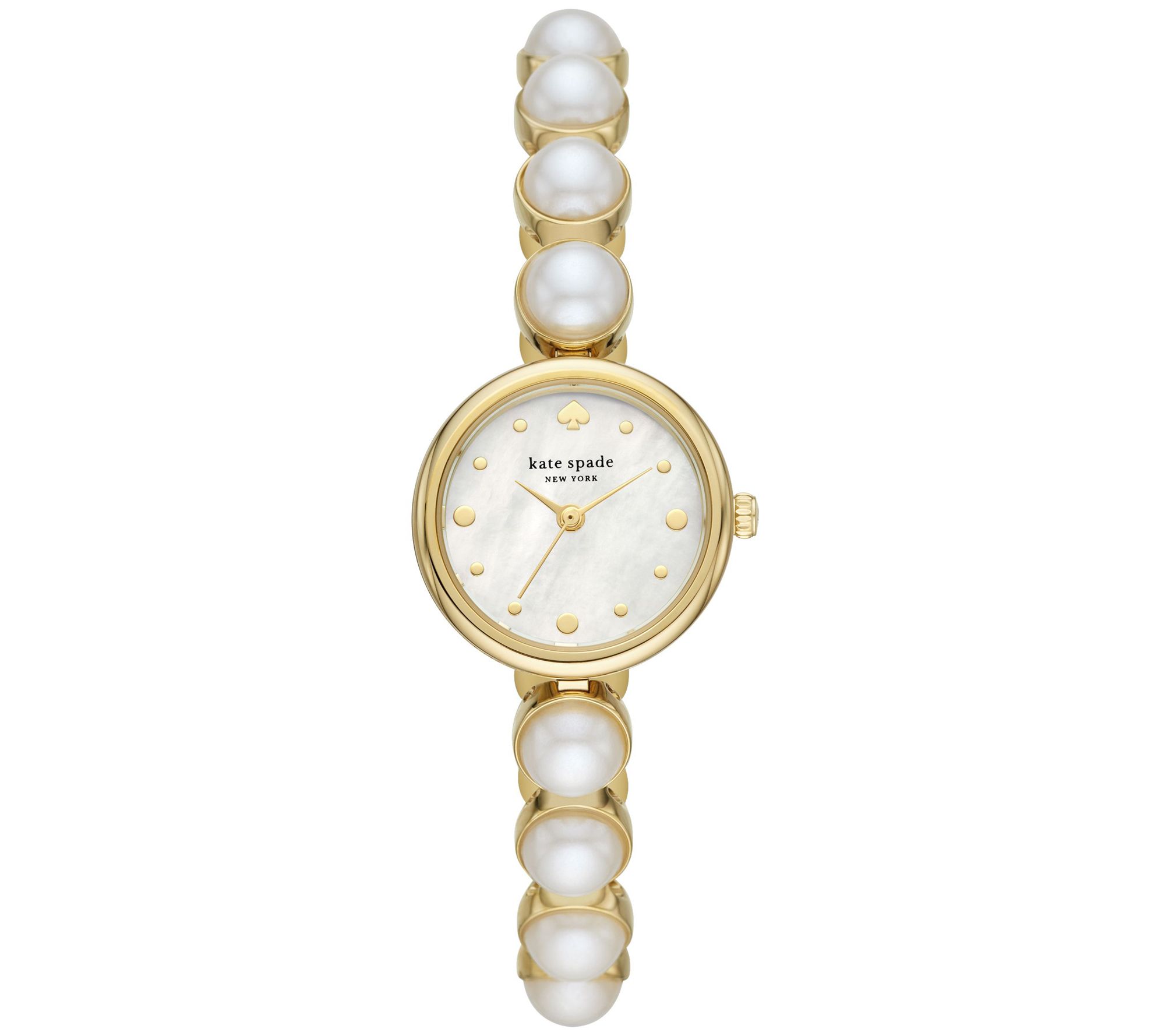 Kate Spade Womens' Monroe 5mm Pearl Beaded Bracelet Watch