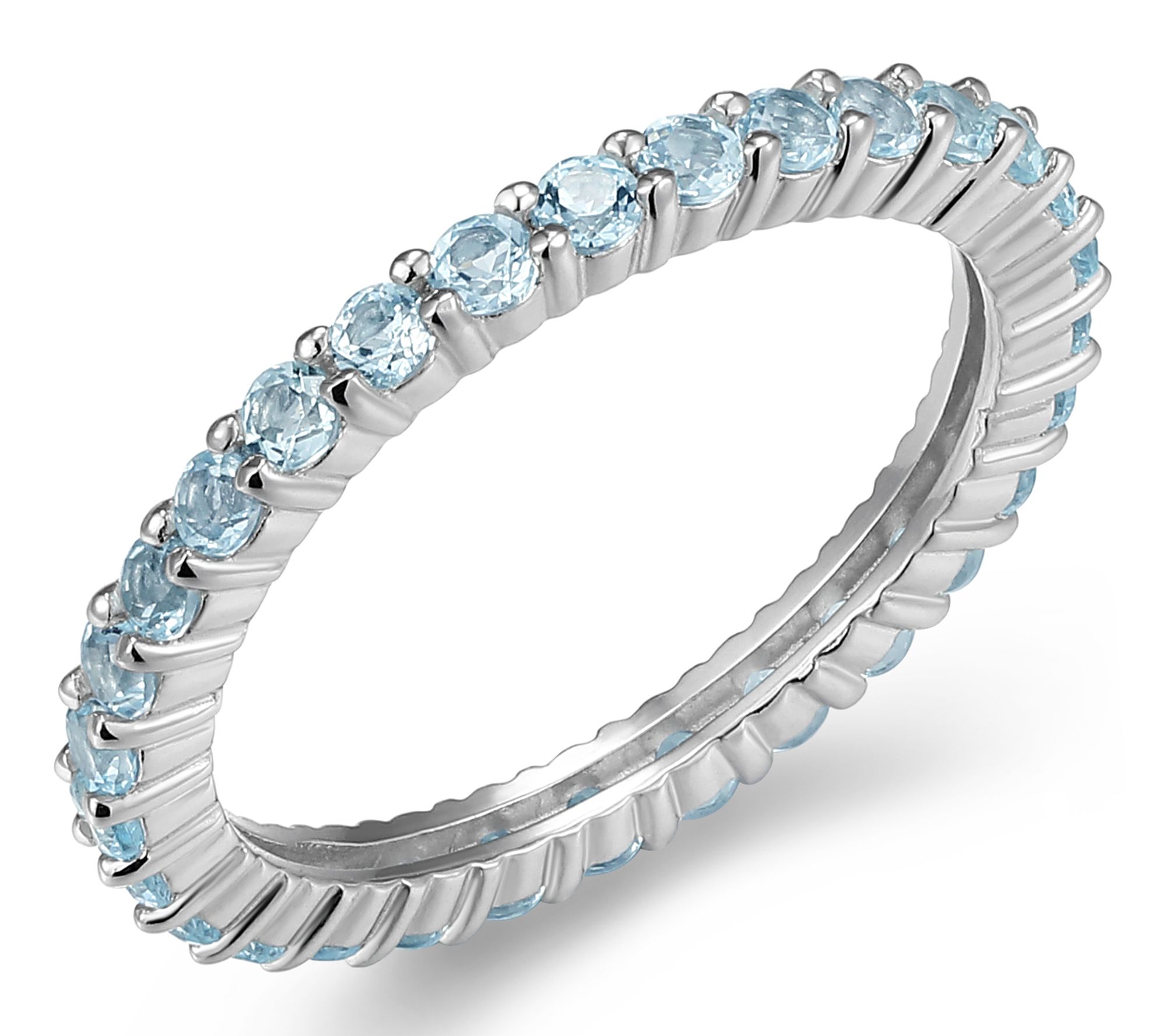 Affinity Gems Genuine Gemstone Band Ring, Sterling Silver