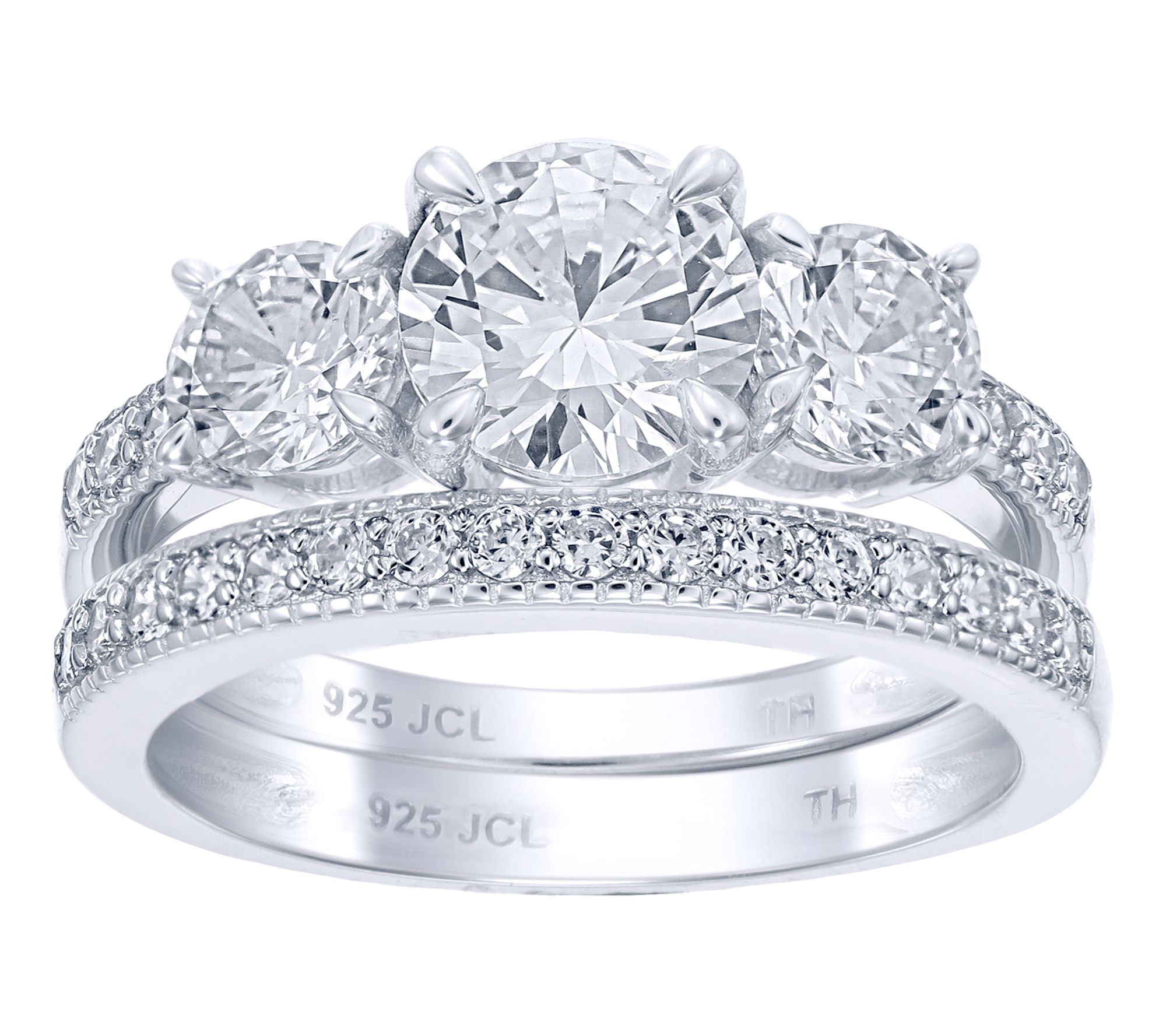 Qvc diamonique fashion wedding rings