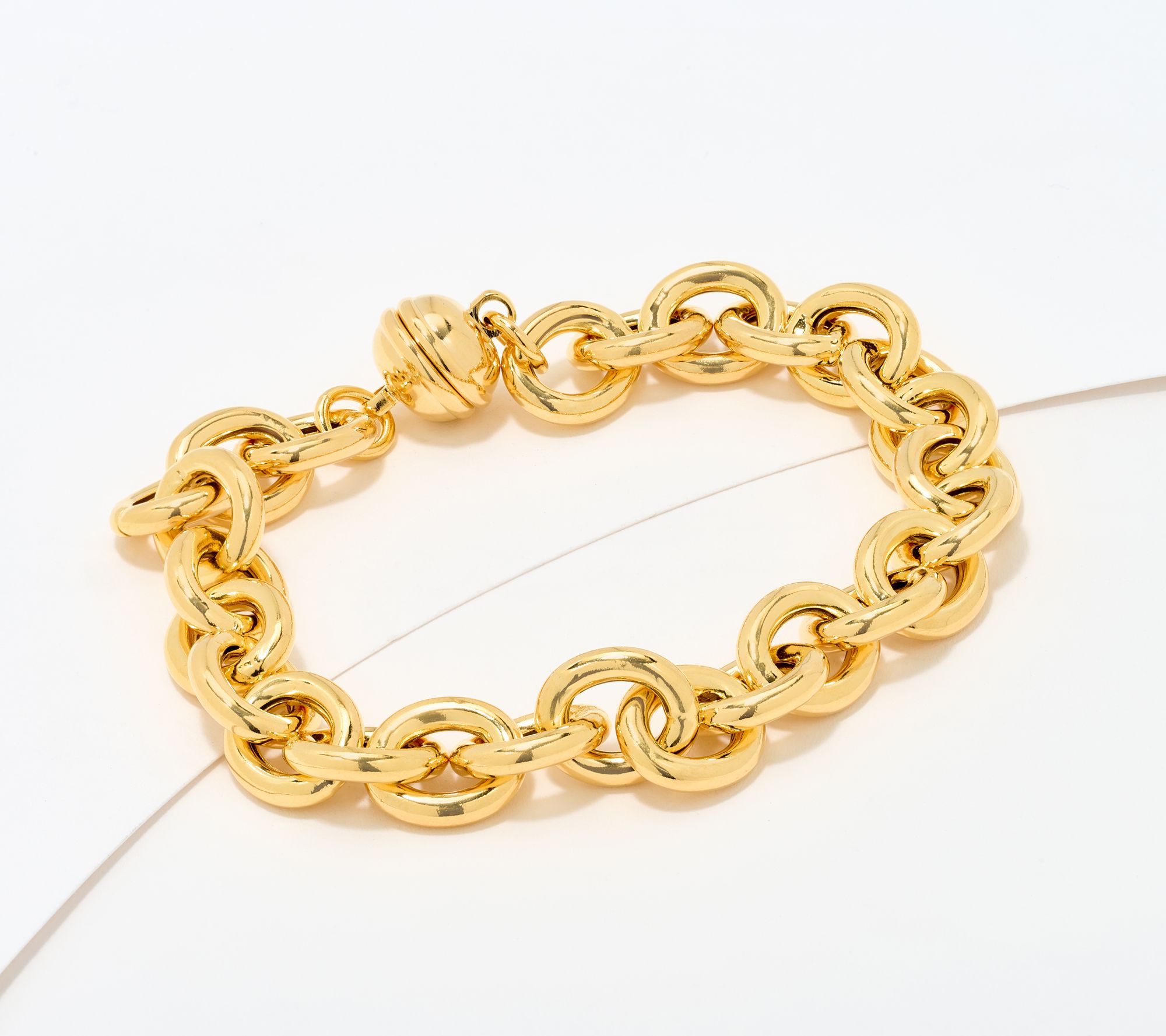 David Markstein Bronze Status Magnetic Rolo Bracelet