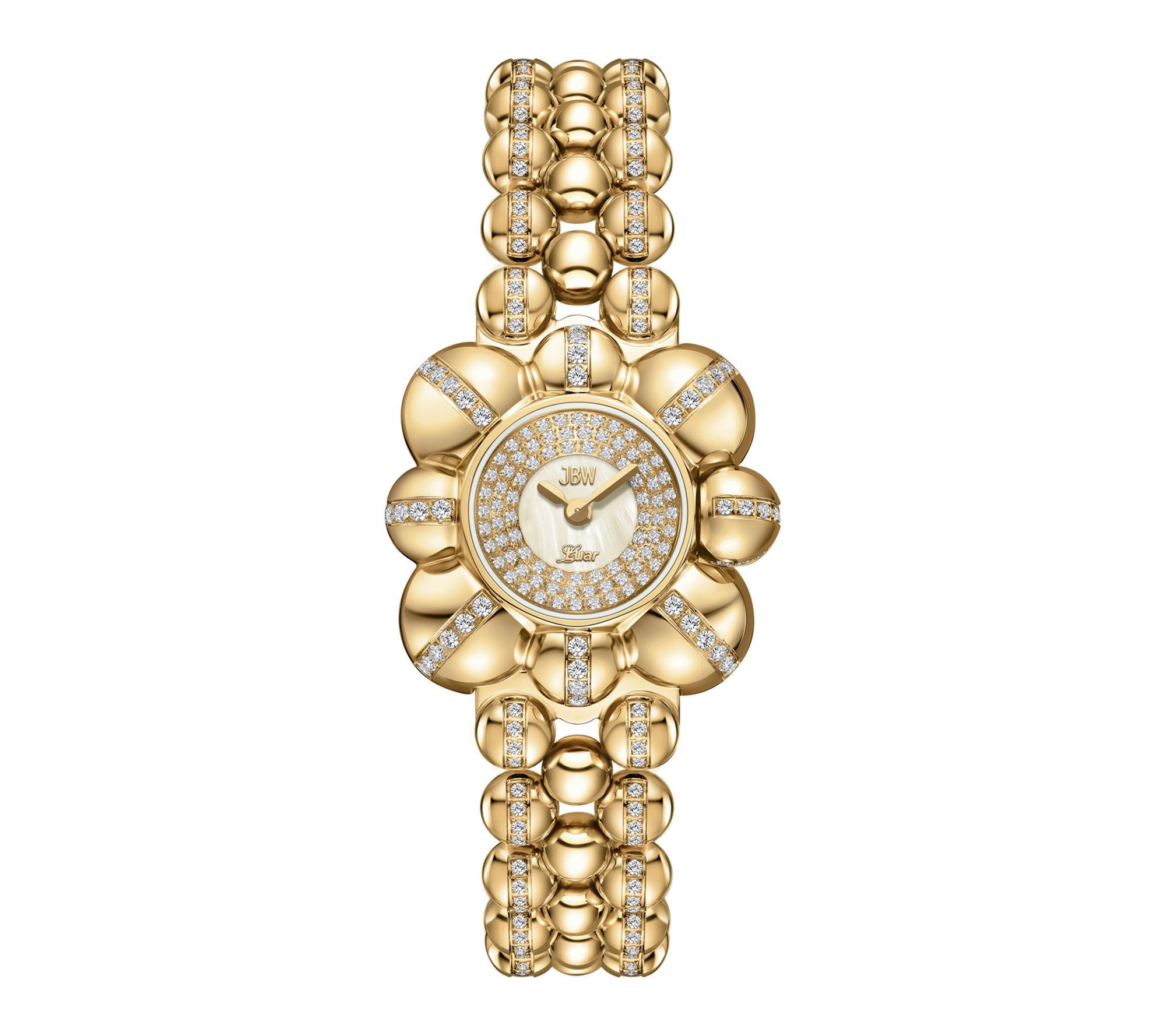 JBW Women's Atmosphere 18K Gold Plated CrystalWatch