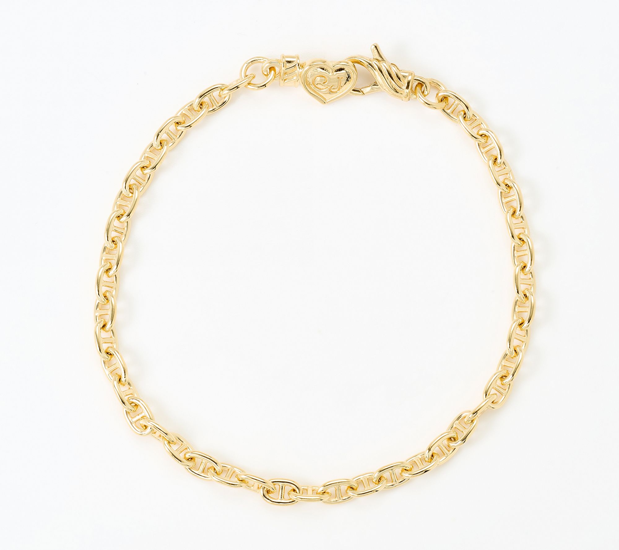 Christian James by Scott Grimes 14K Gold Clad Mini Mariner Chain Bracelet