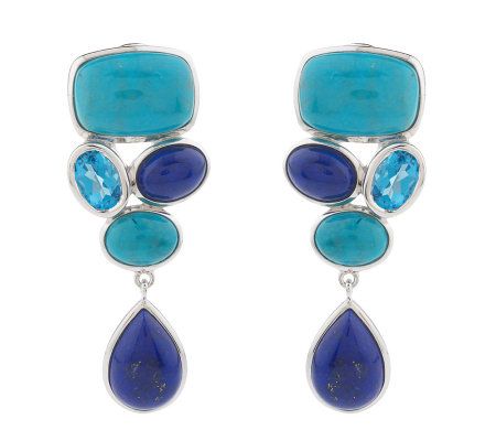 Qvc deals turquoise earrings