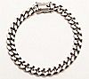 Verve Men's Stainless Steel Curb Link Bracelet, 1 of 2
