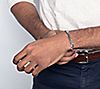 Verve Men's Stainless Steel Curb Link Bracelet, 2 of 2