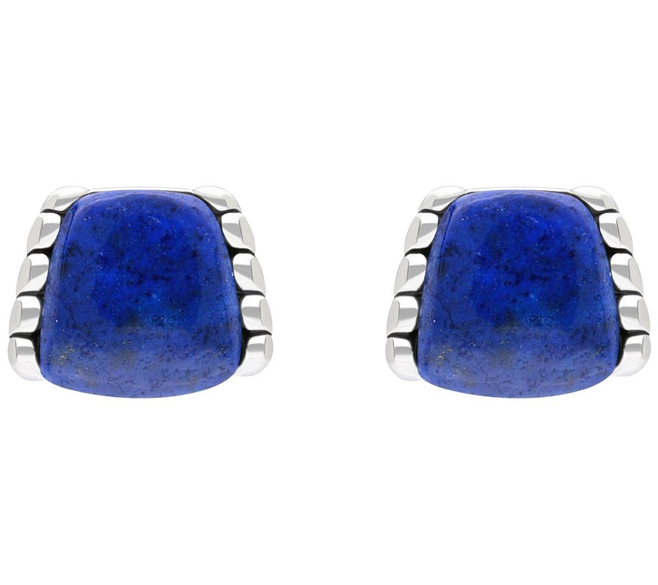 Tiffany Kay Studios Sterling Cabochon Gemstone tud Earrings