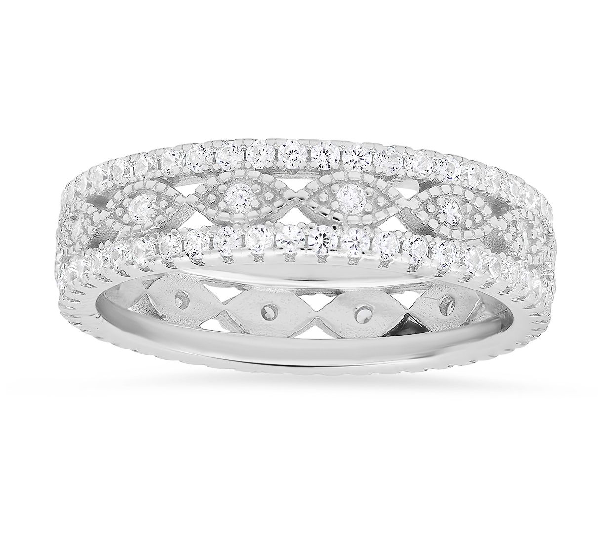 Qvc hot sale eternity rings