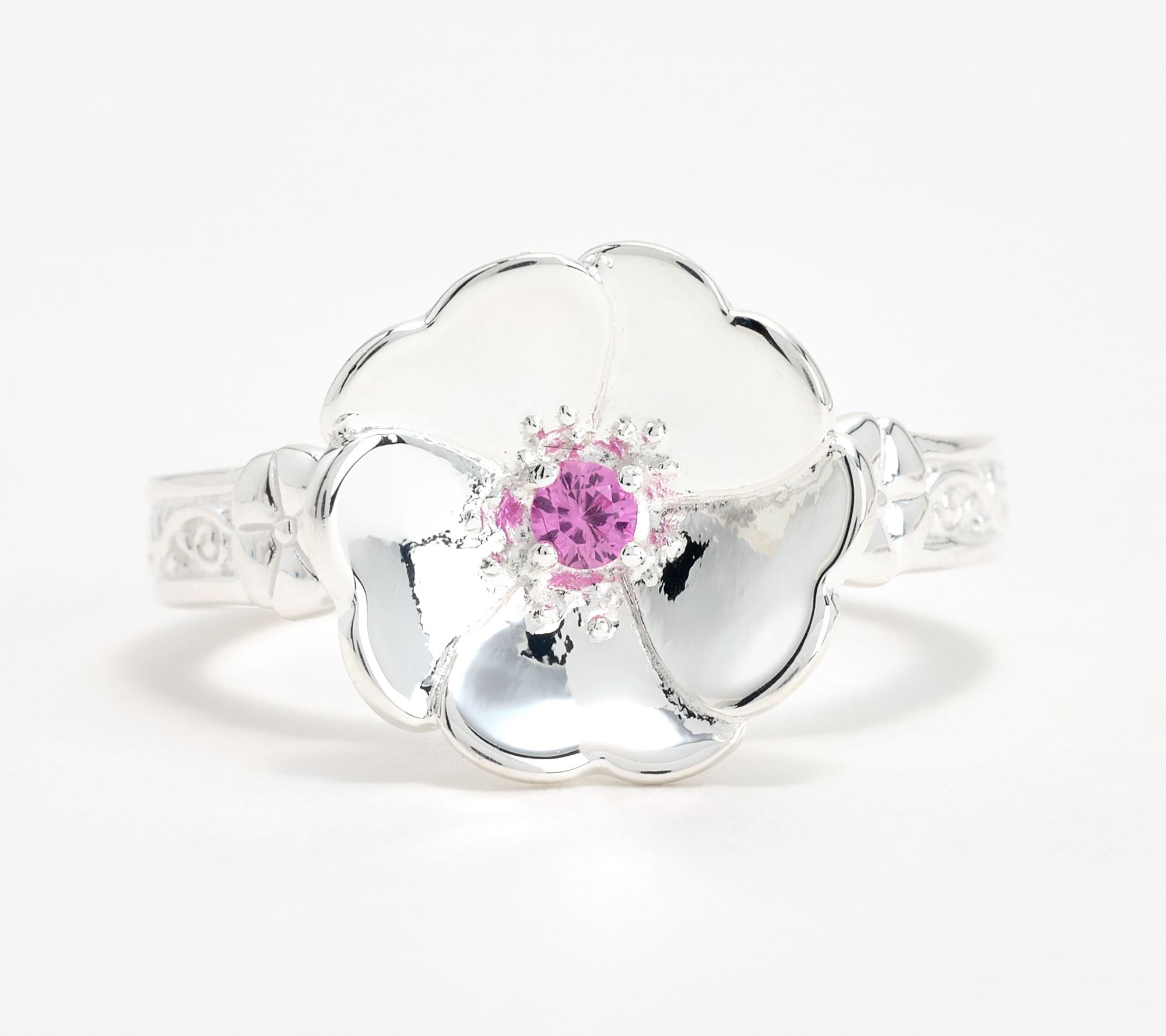 "As Is" JMH Jewellery Sterling Silver Wild Irish Rose Ring