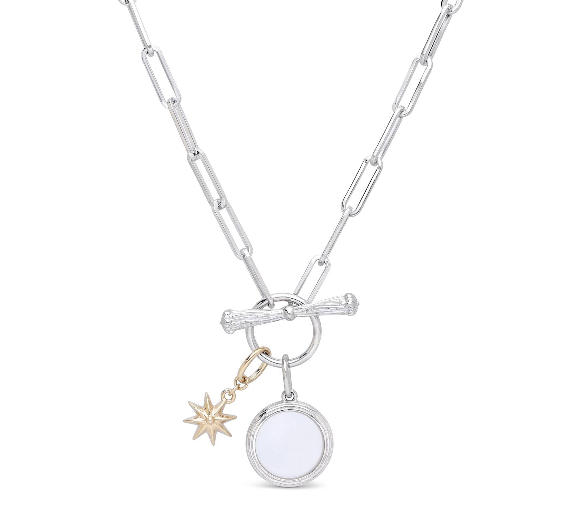 Ariva Sterling & 18K Clad Mother Of Pearl Moon