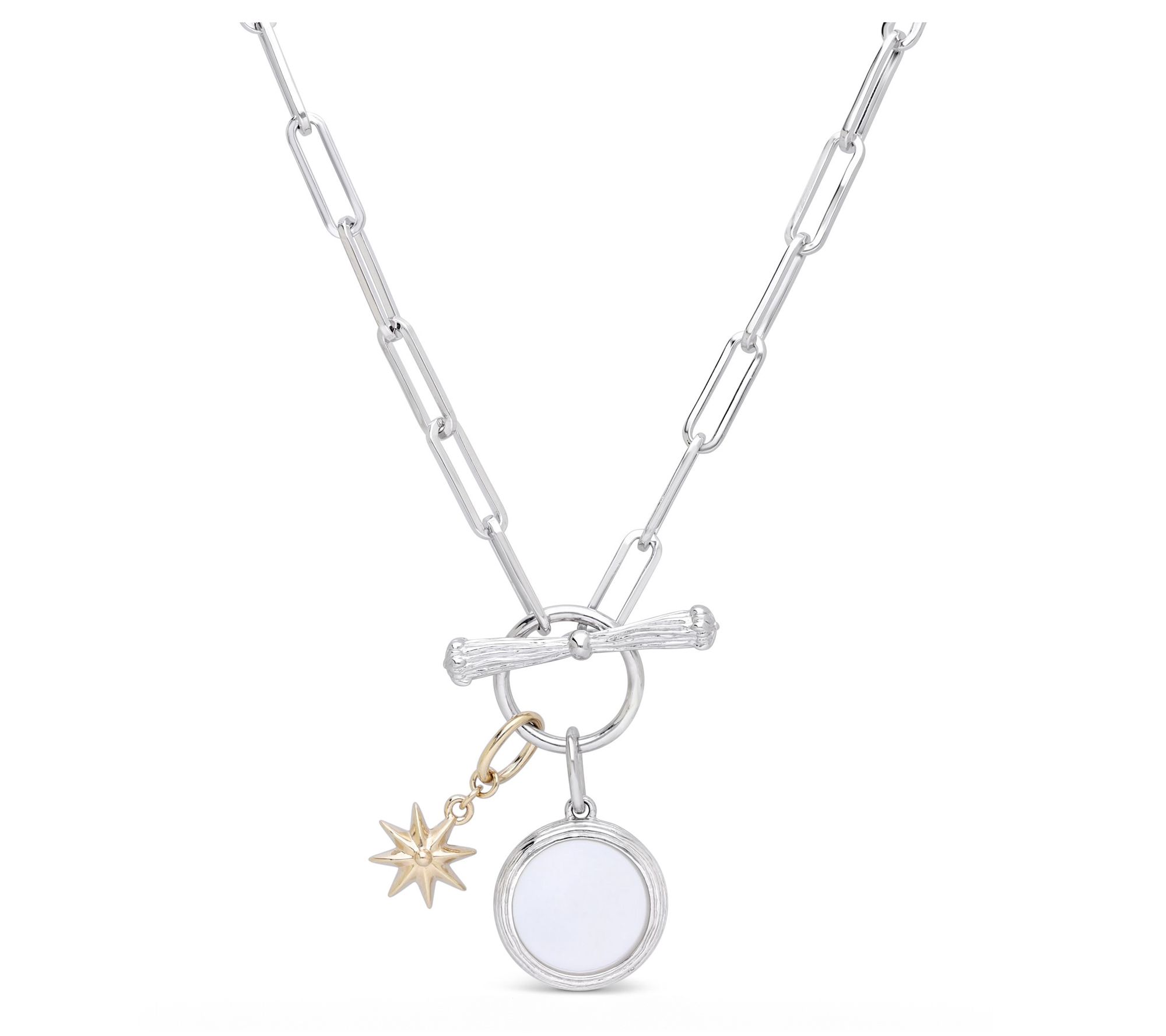 Ariva Sterling & 18K Clad Mother Of Pearl Moon&