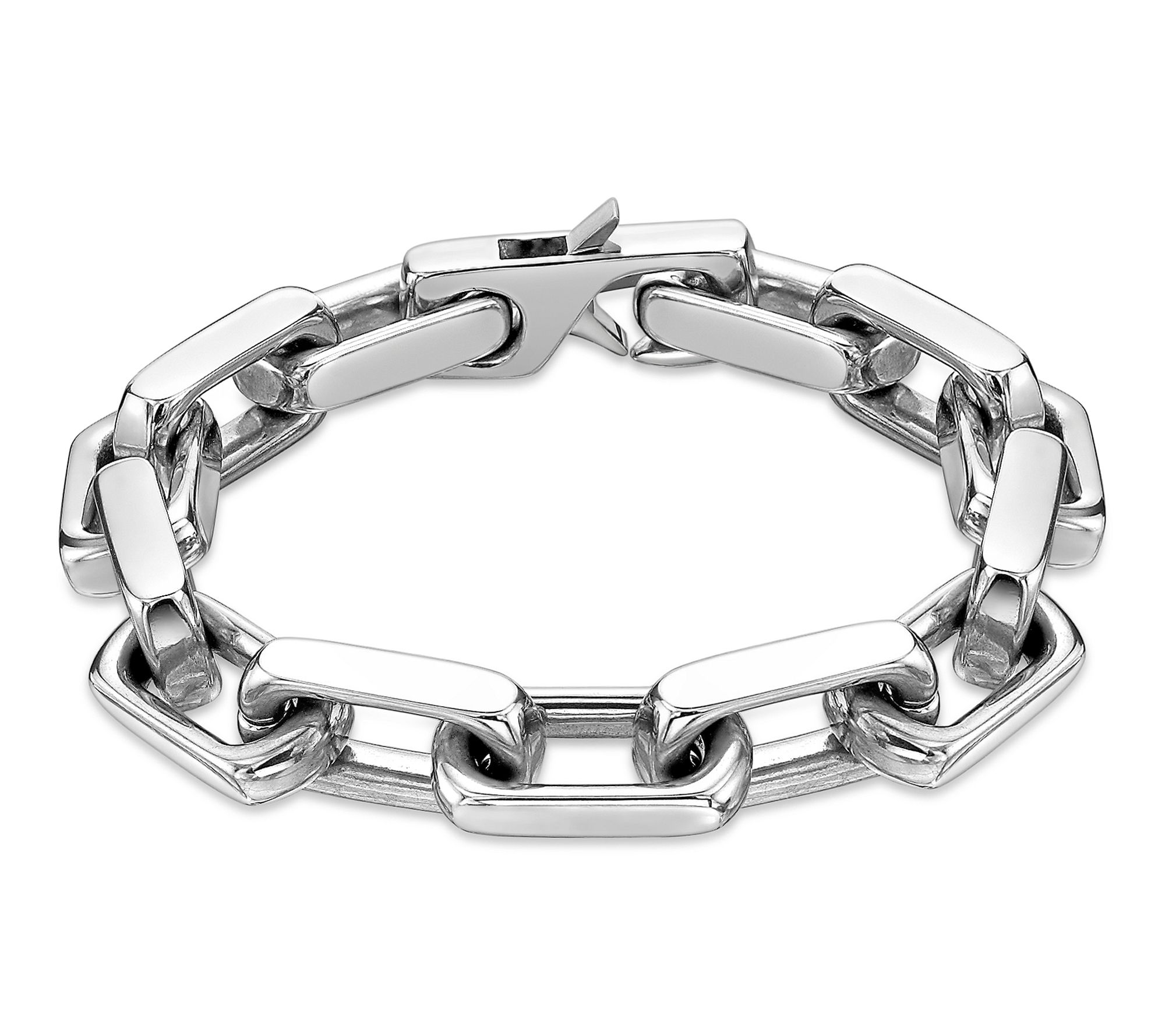 LYNX Men's Stainless Steel Link Chain Bracelet