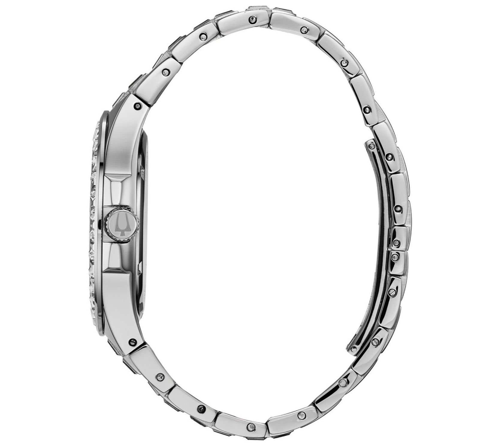 Bulova Men's Stainless Steel Crystal Watch - QVC.com
