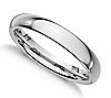 Sterling Silver 3MM Silk Fit Unisex Wedding B and Ring