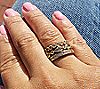 Diamonique Set of 3 Stackable Rings Sterling Silver, 3 of 6