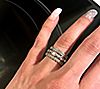Diamonique Set of 3 Stackable Rings Sterling Silver, 4 of 6