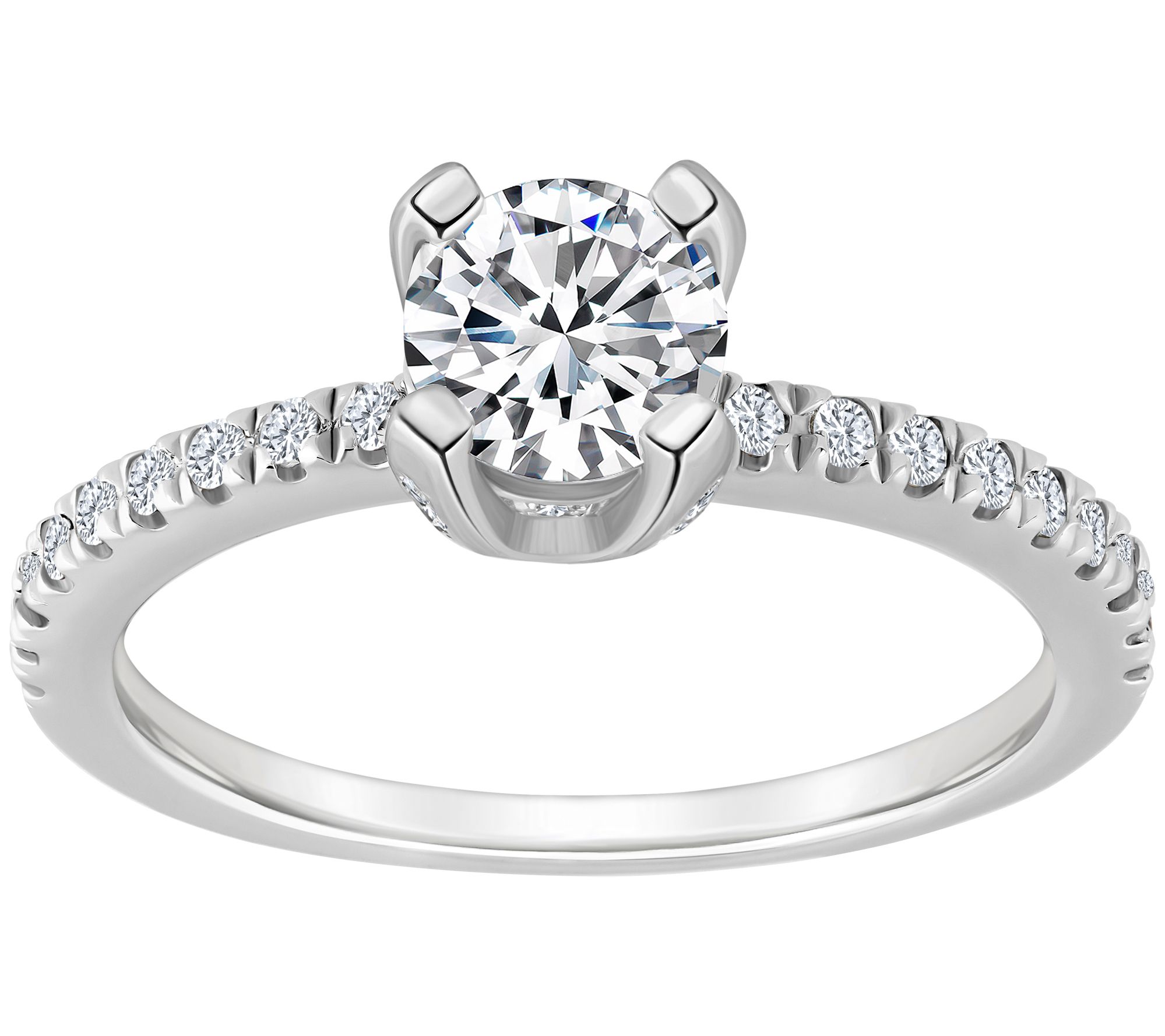 Affinity 1.00 cttw Diamond Engagement Rin g, 14K Gold