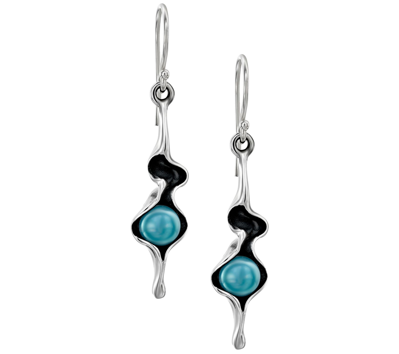 Hagit Sterling "Pea in a Pod" Cultured Pearl Earrings