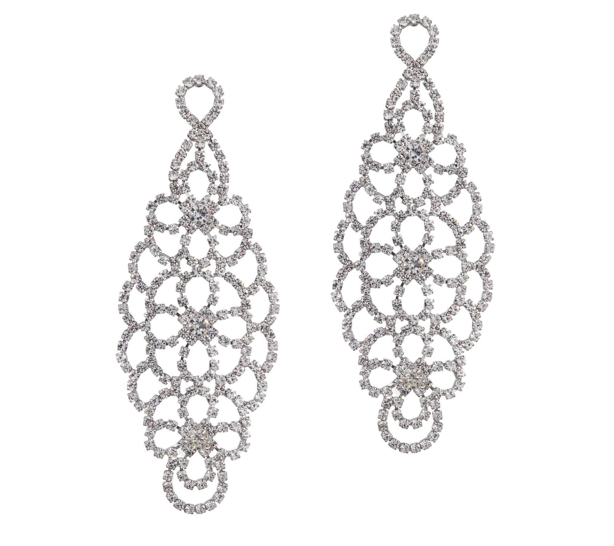 Nina Jewelry Crystal Chandelier Earrings