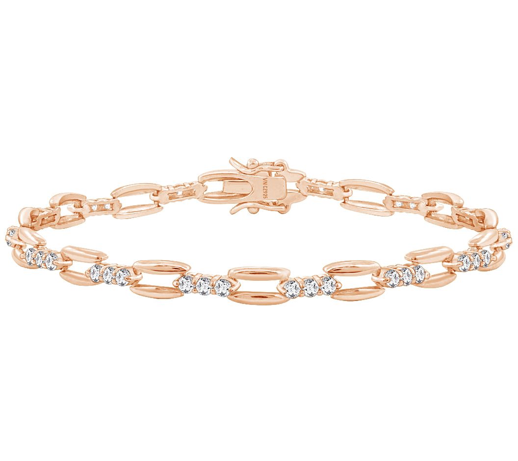 Qvc diamonique tennis hotsell