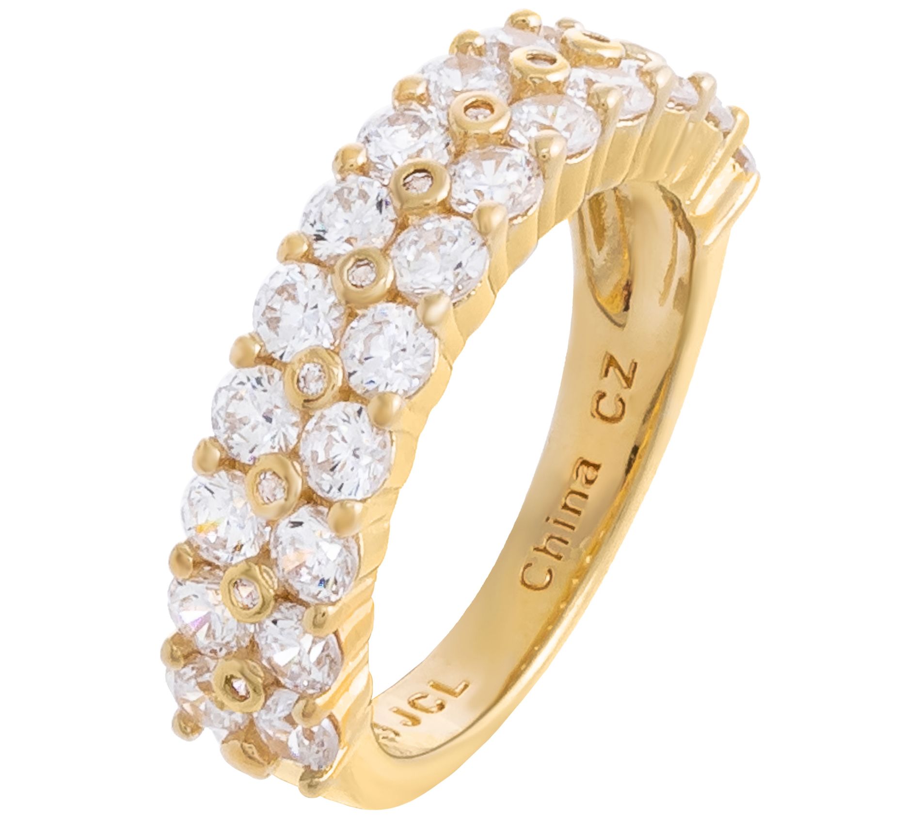 Qvc gold deals band rings