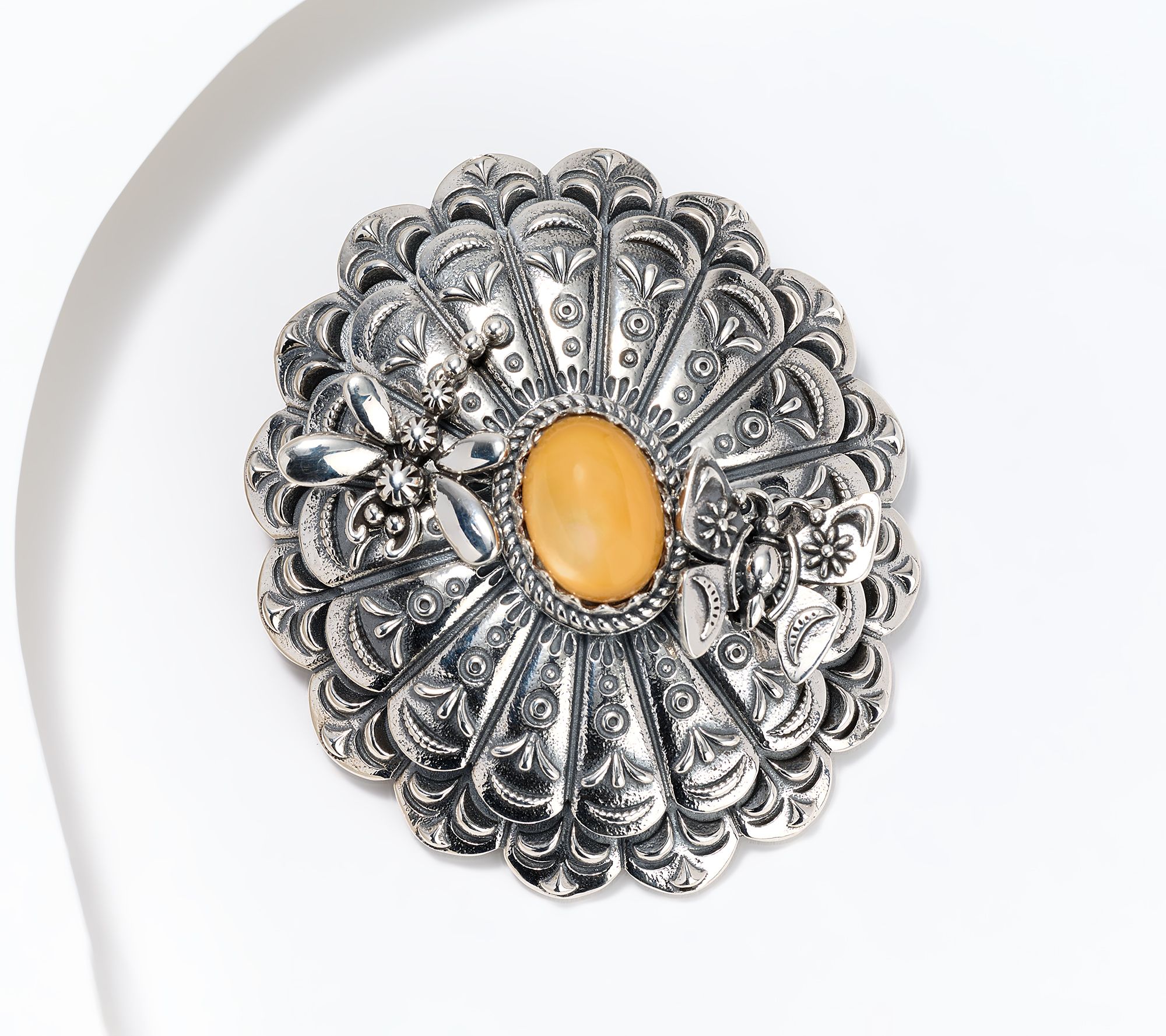 American West Butterfly & Dragonfly Enhancer, Sterling Silver