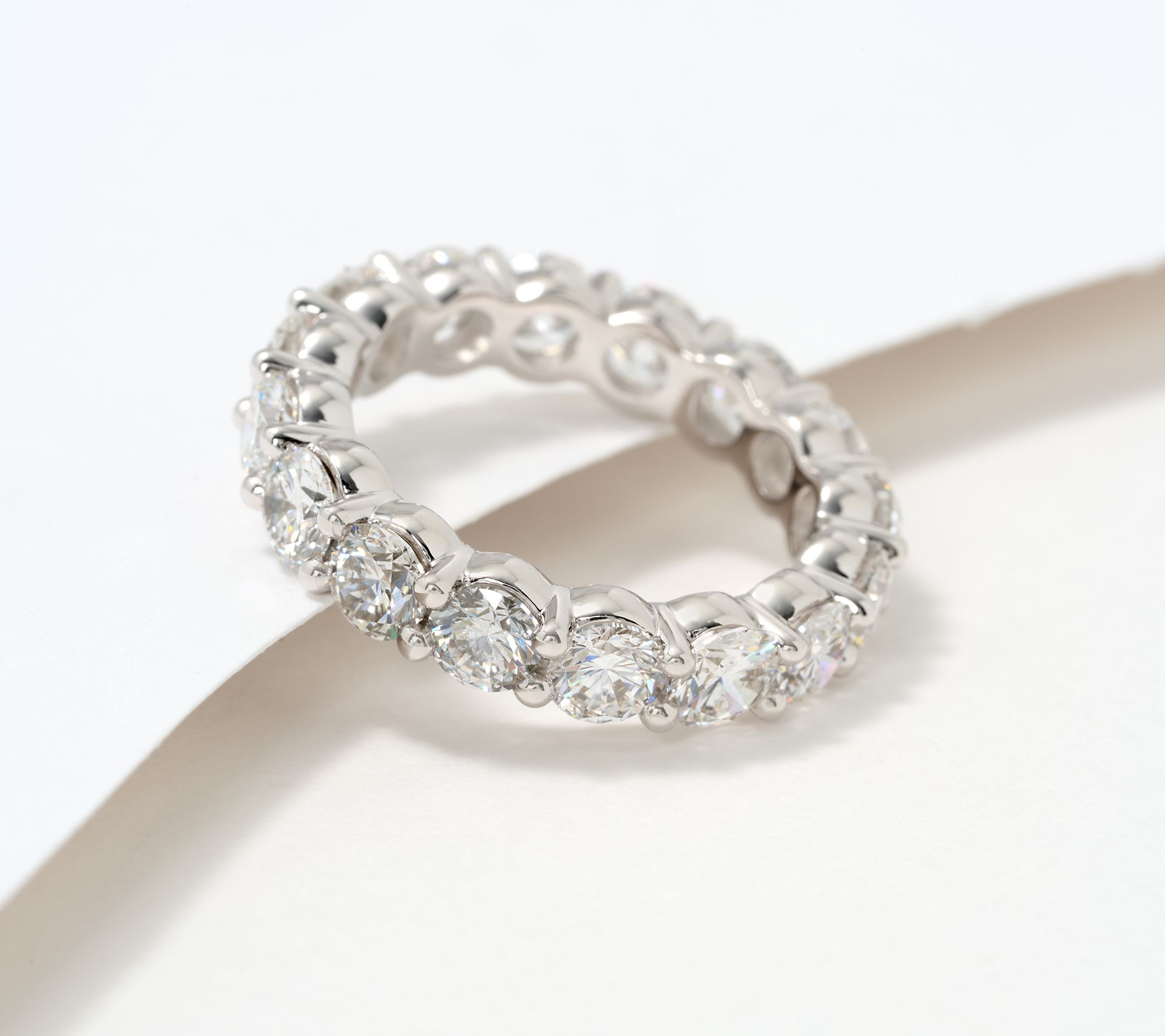 Fire Light Lab Grown Diamond 5.00 cttw Eternity Band Ring, 14K