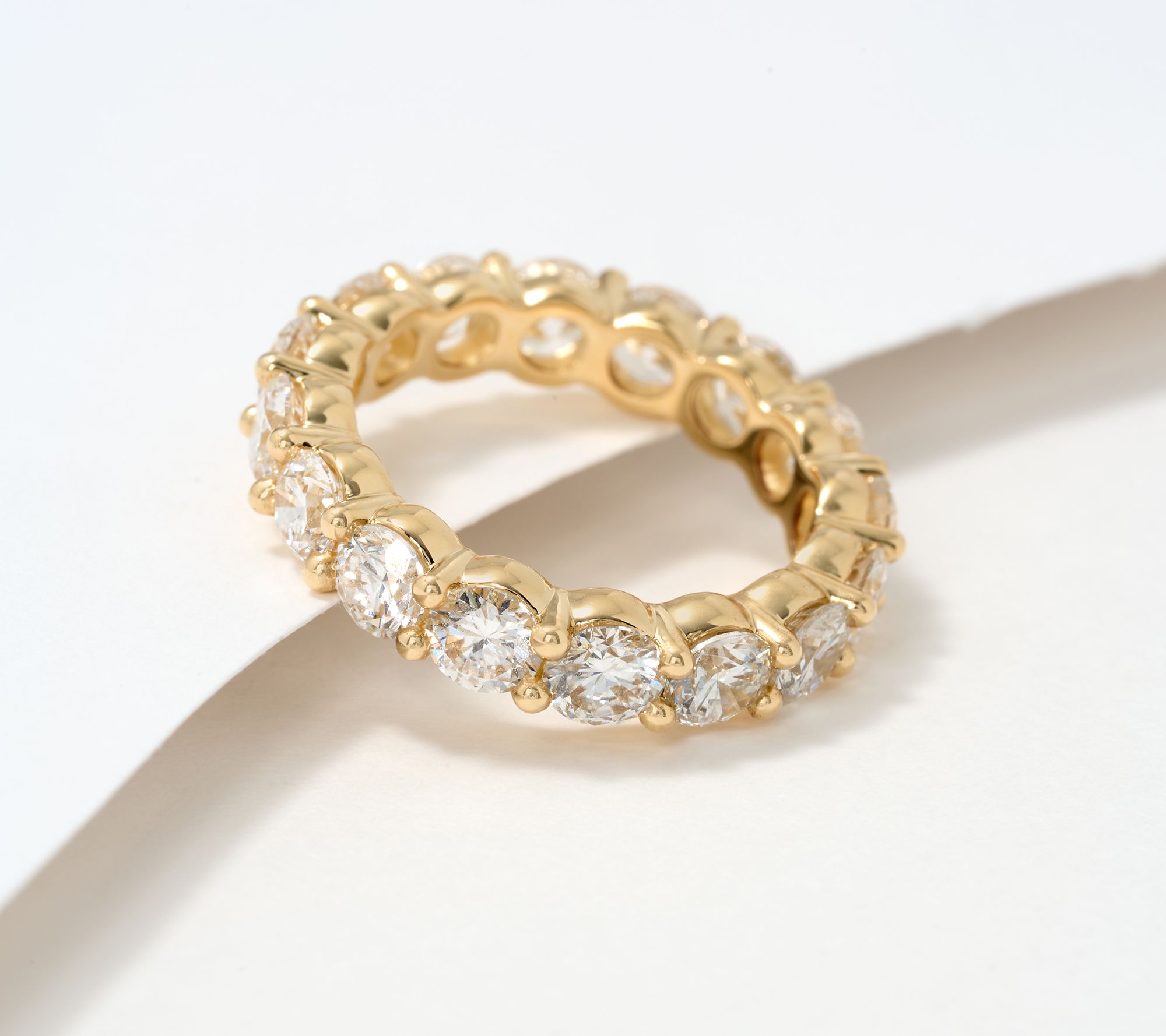 Fire Light Lab Grown Diamond 5.00 cttw Eternity Band Ring, 14K