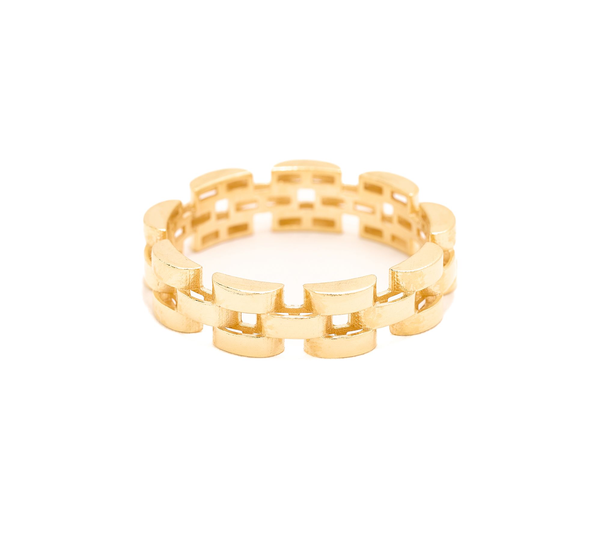 Silver Style Linked Ring