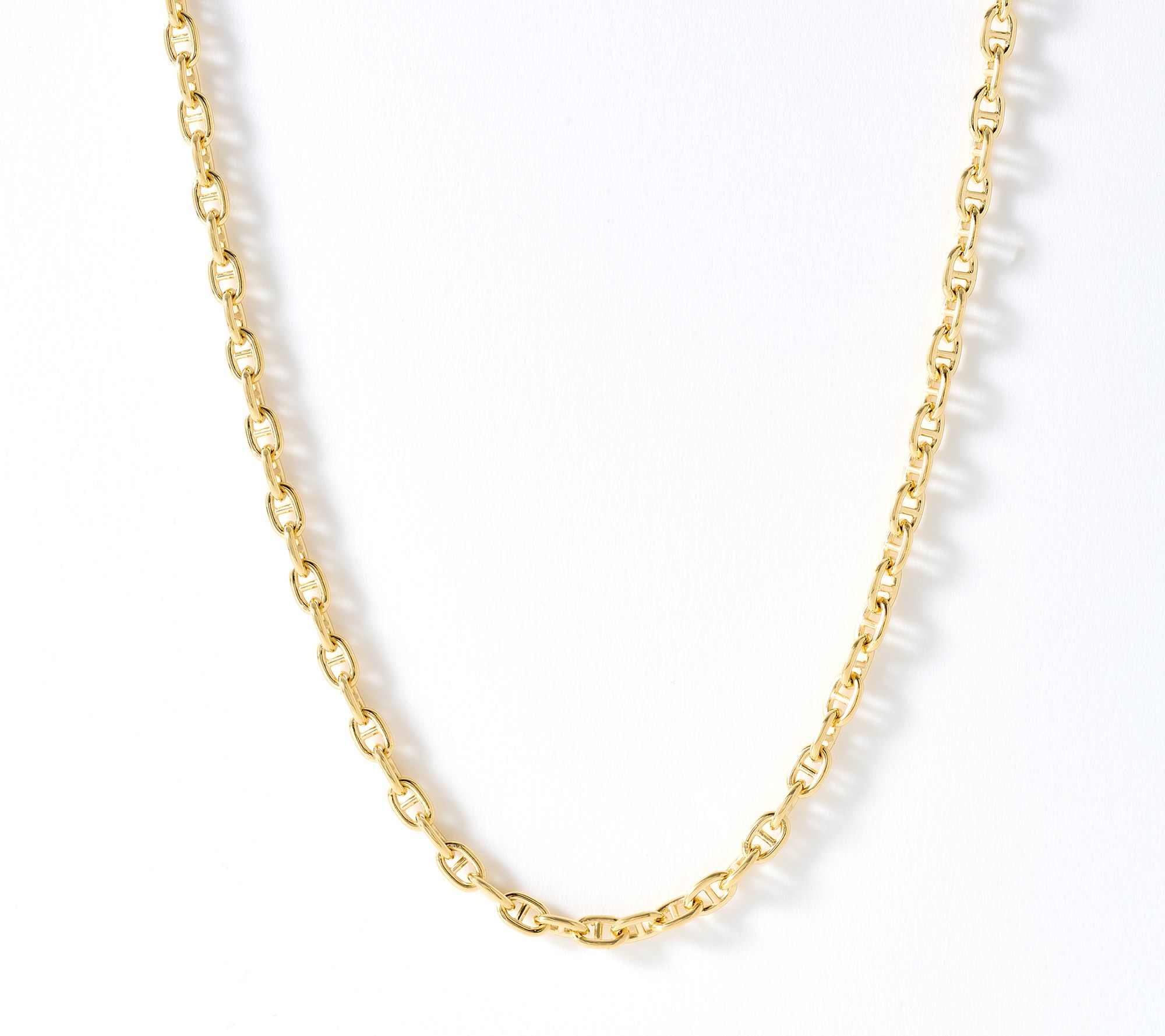 Christian James by Scott Grimes 14K Gold Clad Mini Mariner Chain Necklace