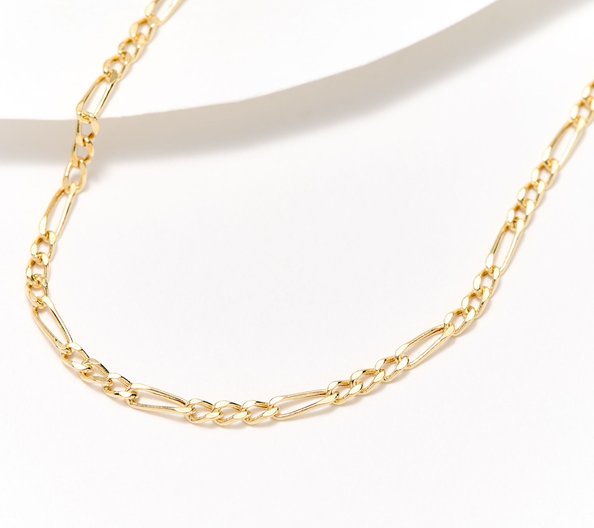 Adorna 14K Gold Figaro Chain 18