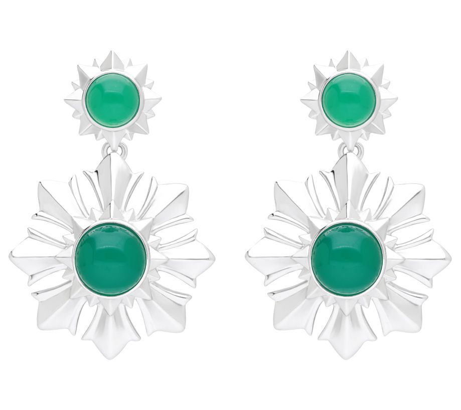 Margo Manhattan Sterling Silver Gemstone LydiaEarrings