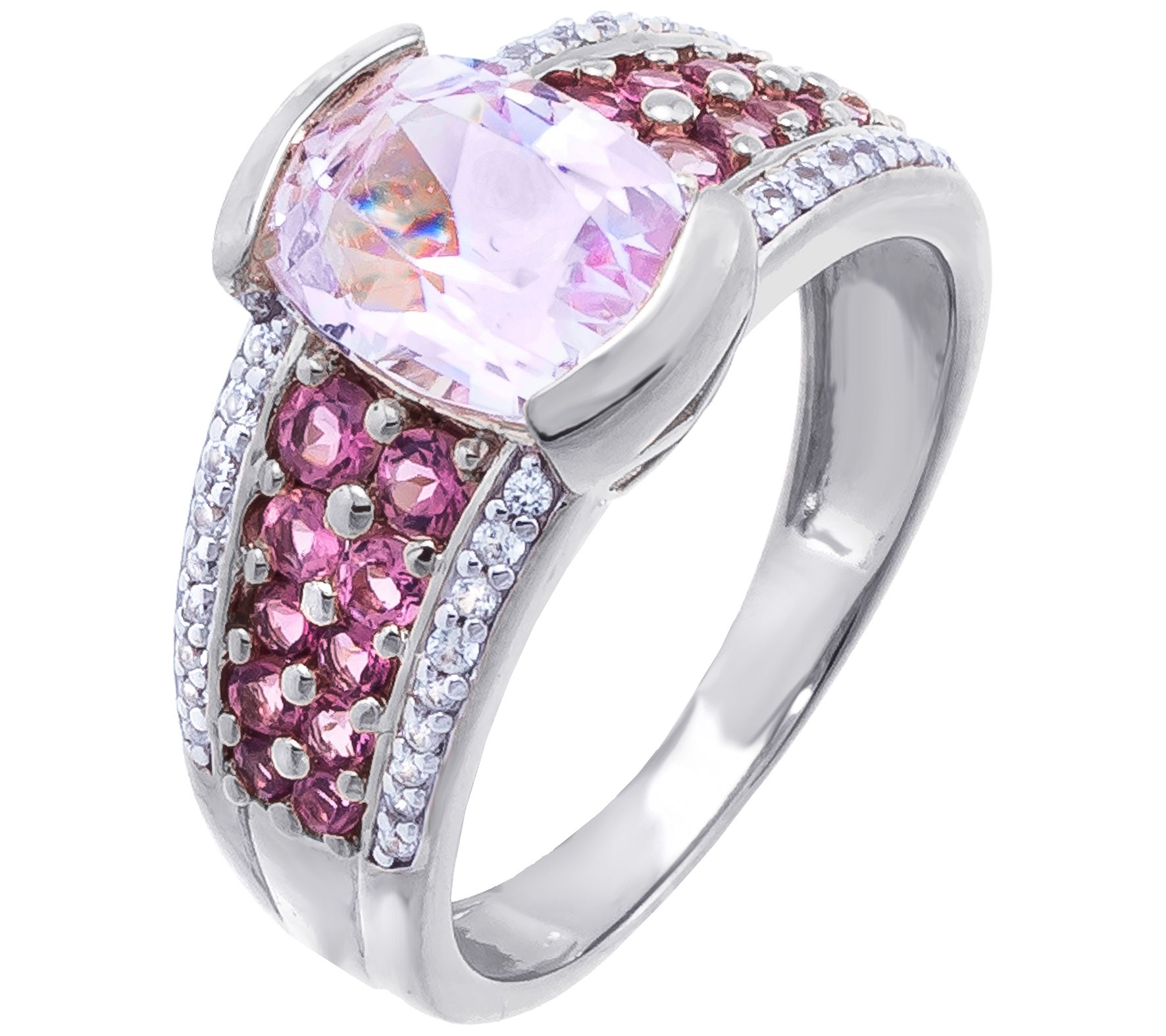 Affinity Gems Multi-Gemstone Cocktail Ring, Sterling