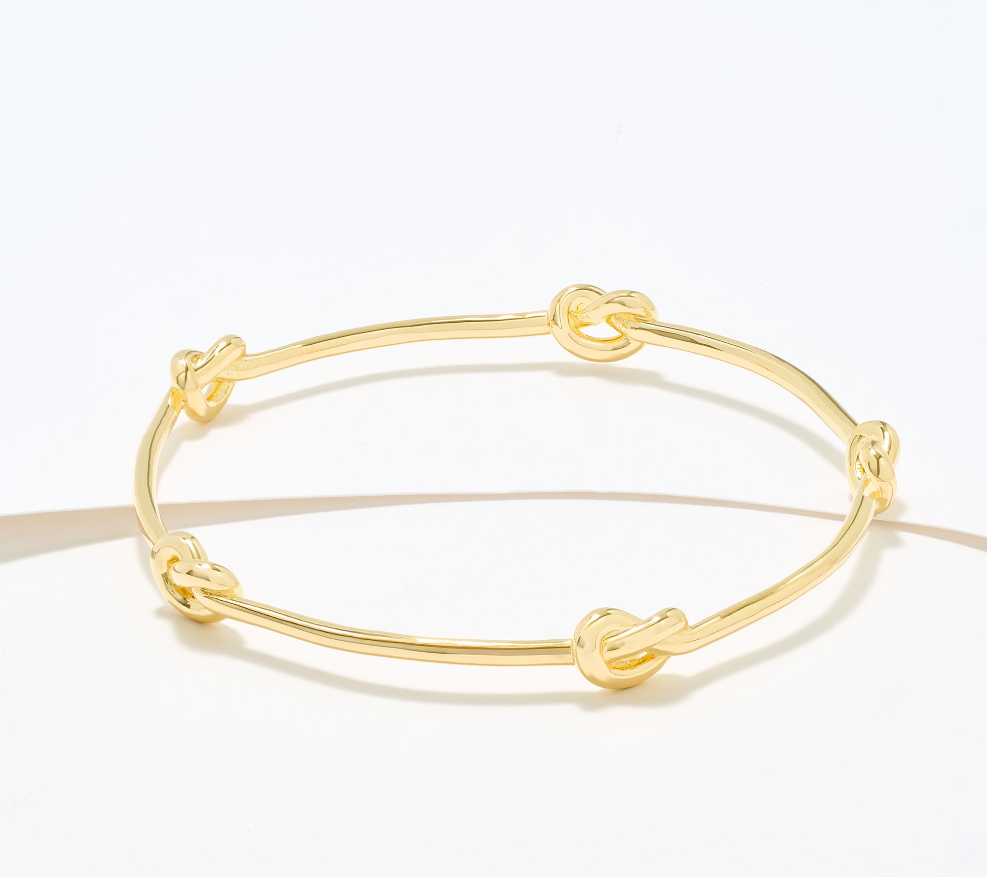 David Markstein Bronze Dimensional Love Knot Slip on Bangle