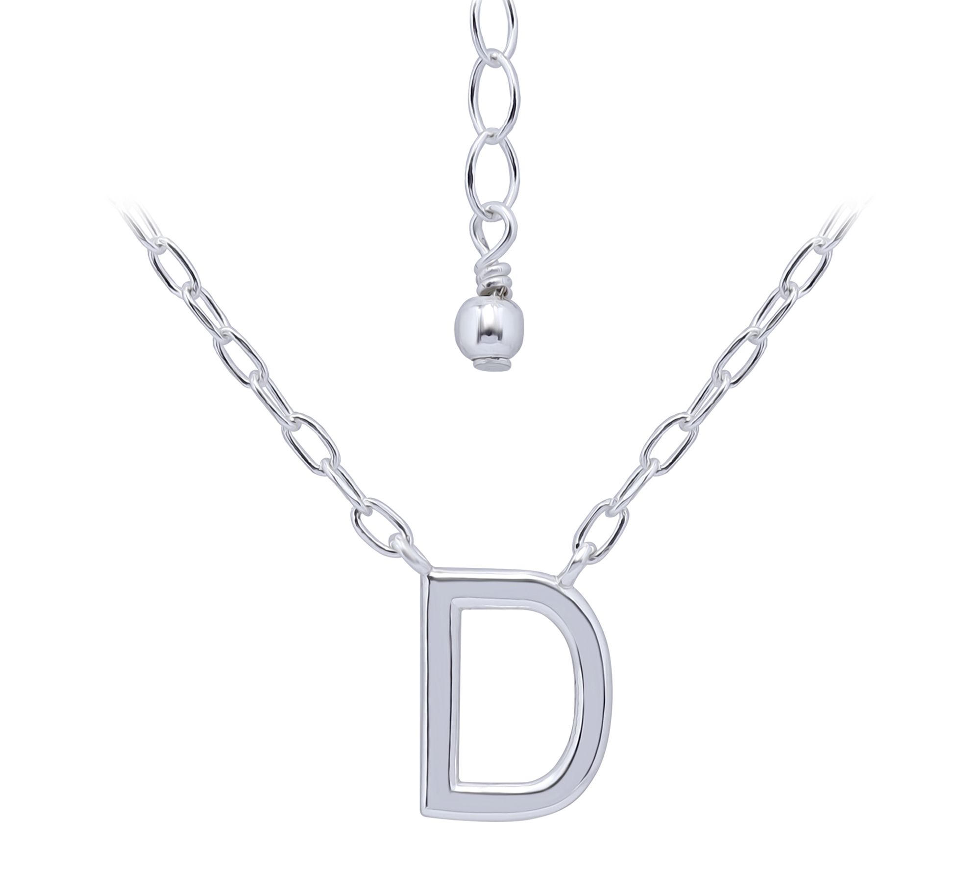 Or Paz Initial Letter Personalized Necklace