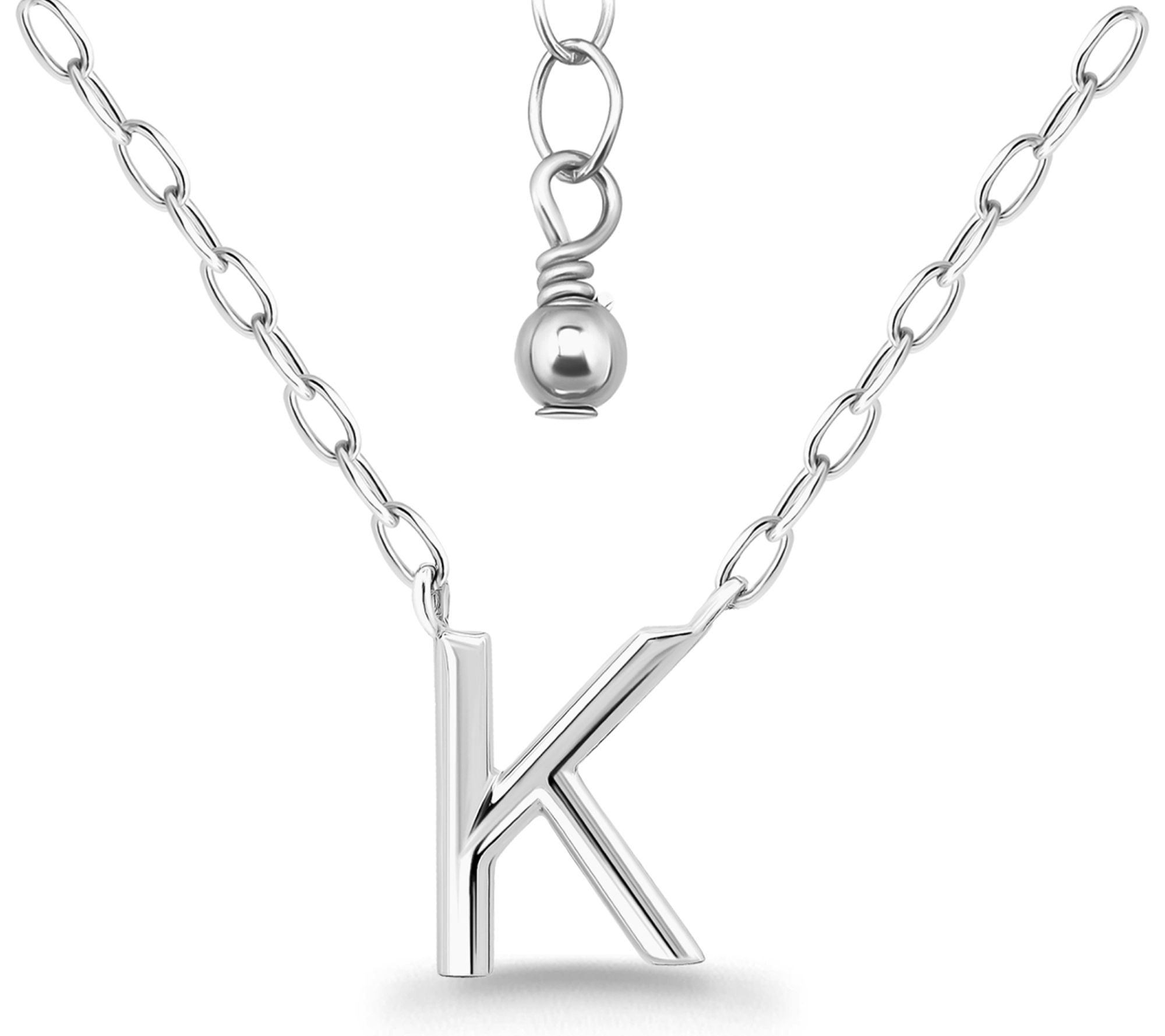 Or Paz Initial Letter Personalized Necklace