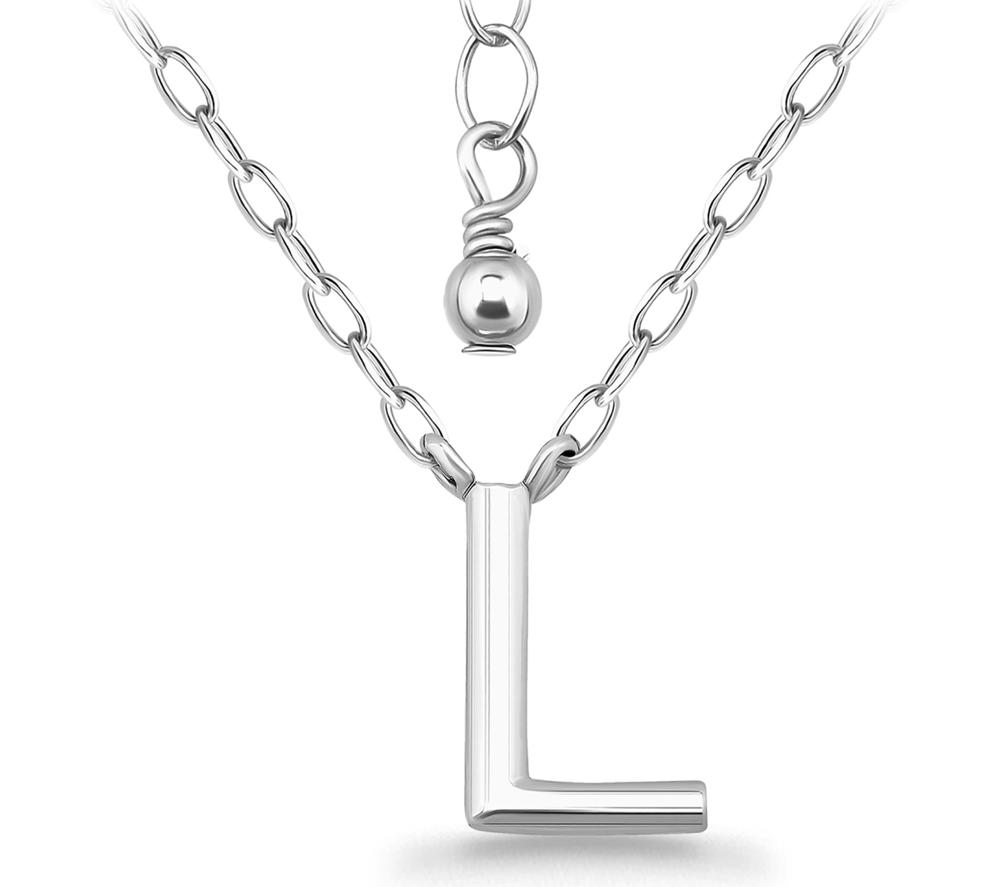 Or Paz Initial Letter Personalized Necklace