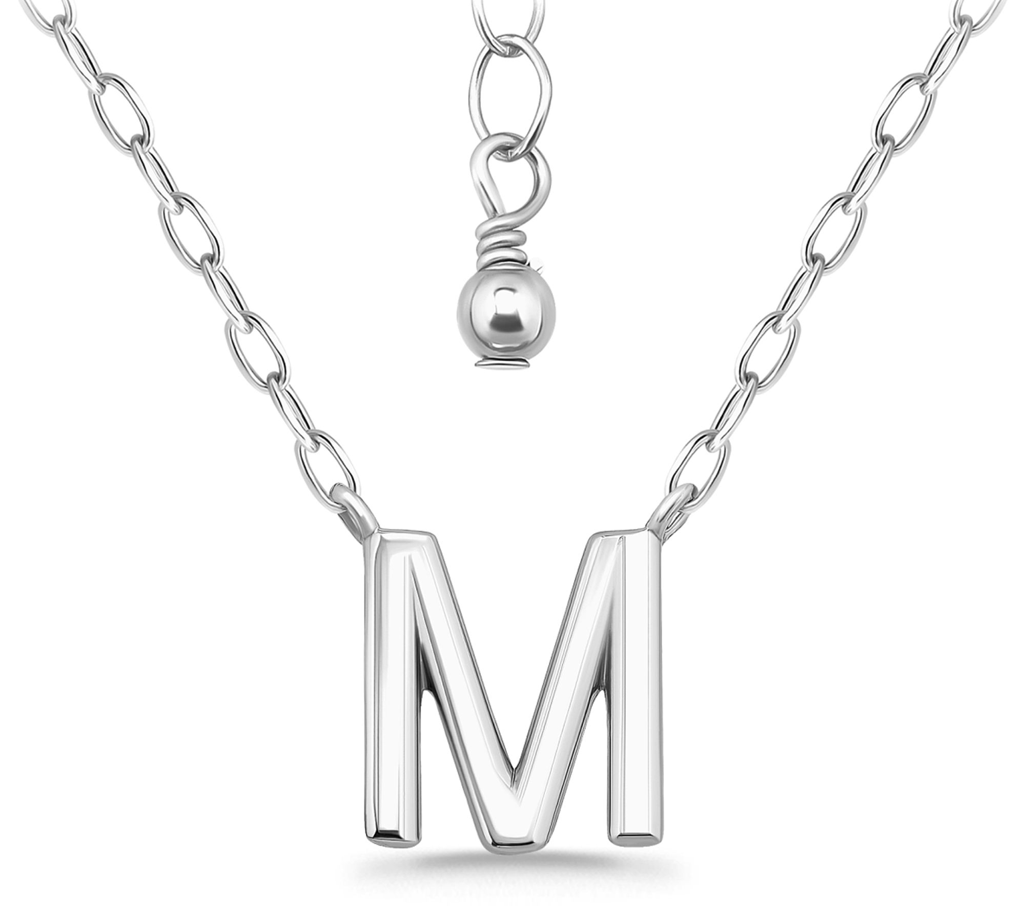 Or Paz Initial Letter Personalized Necklace