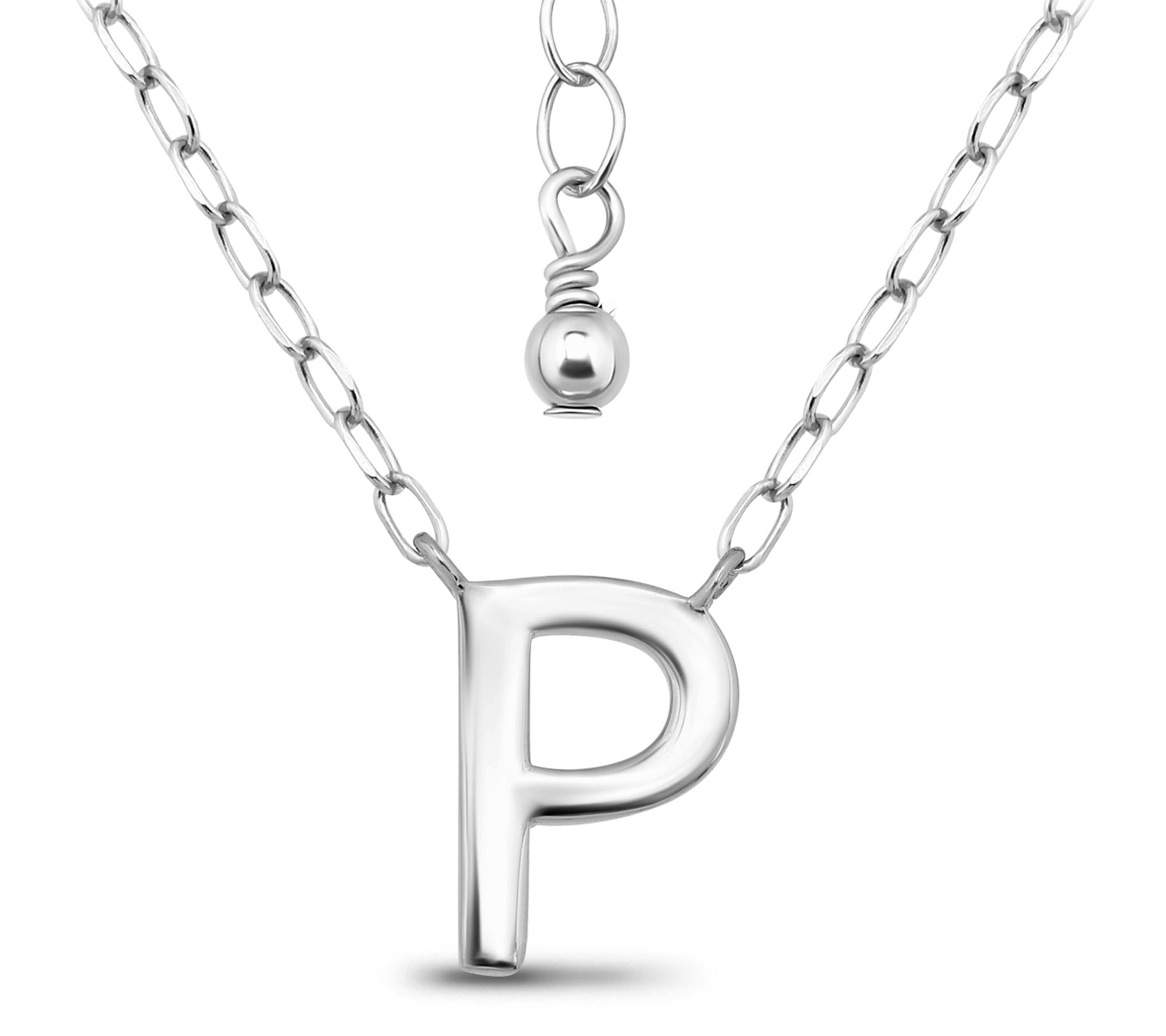 Or Paz Initial Letter Personalized Necklace